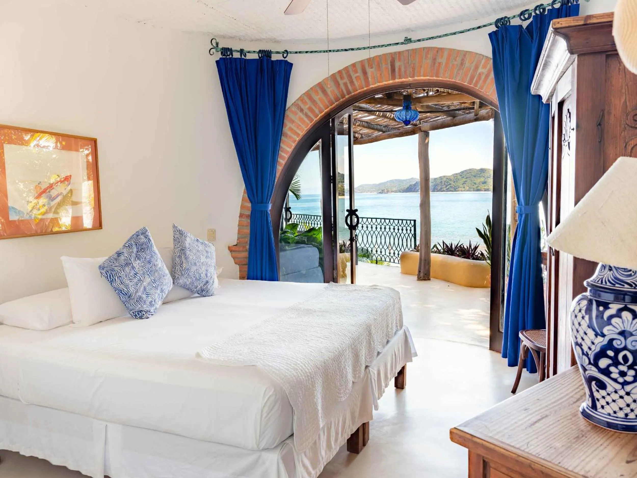 Bed in Villa Amor