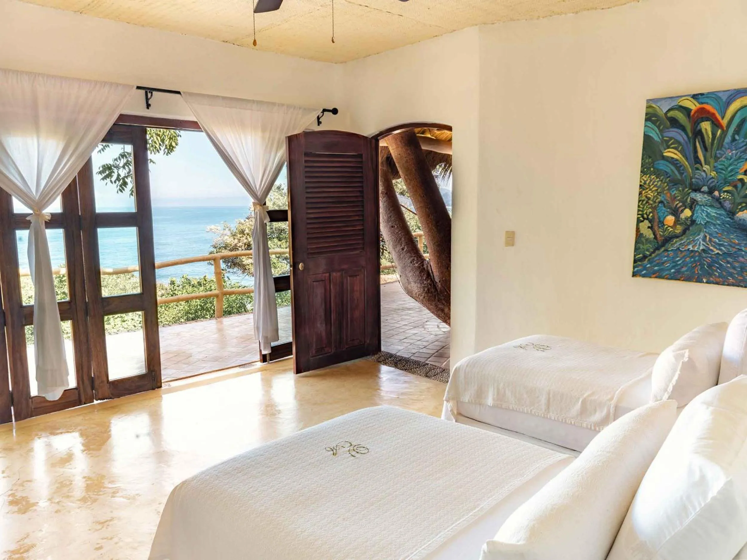 Bed in Villa Amor