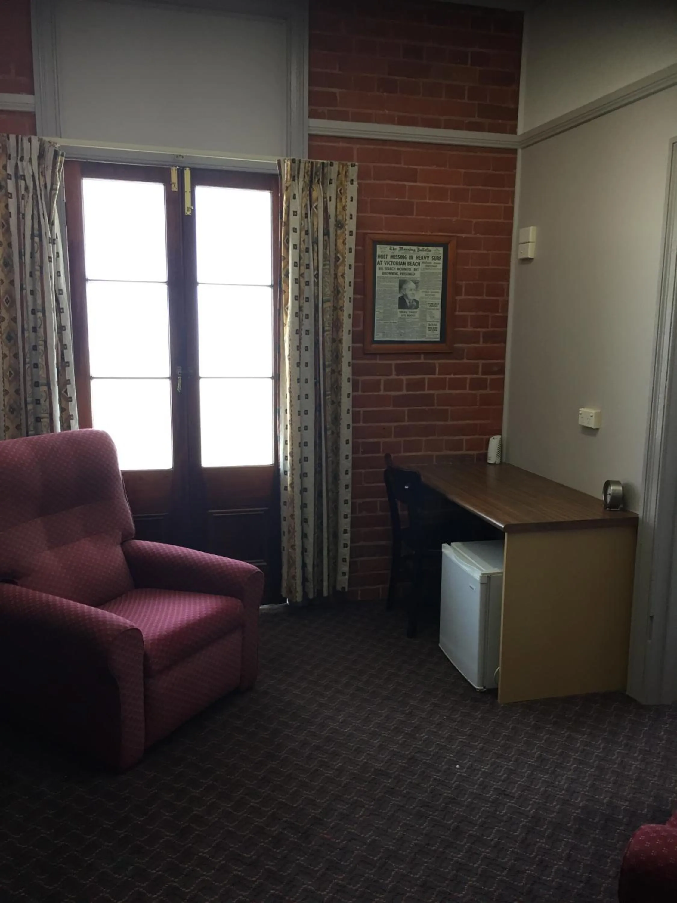 Living room in Heritage Hotel Rockhampton