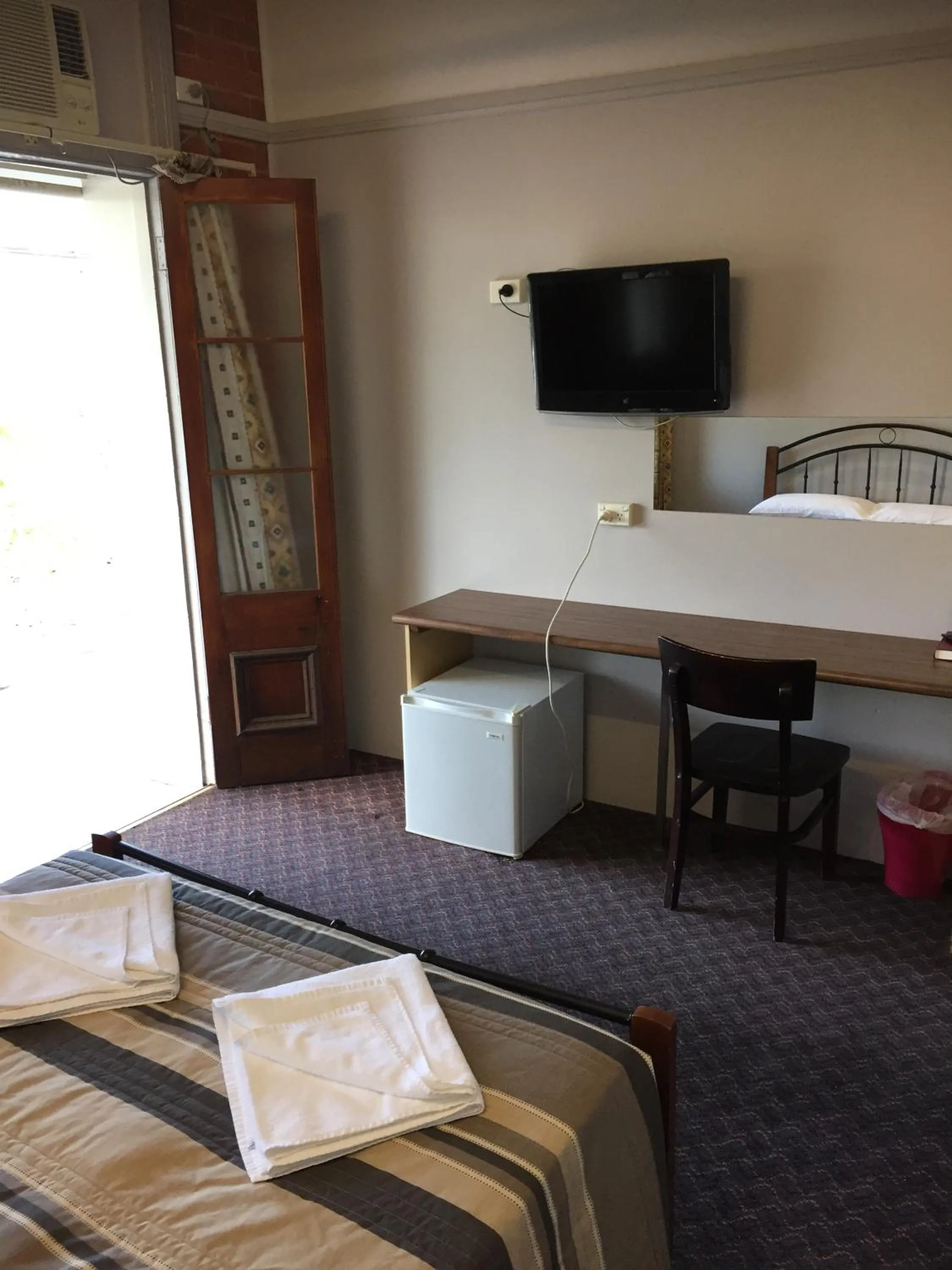 Bed in Heritage Hotel Rockhampton