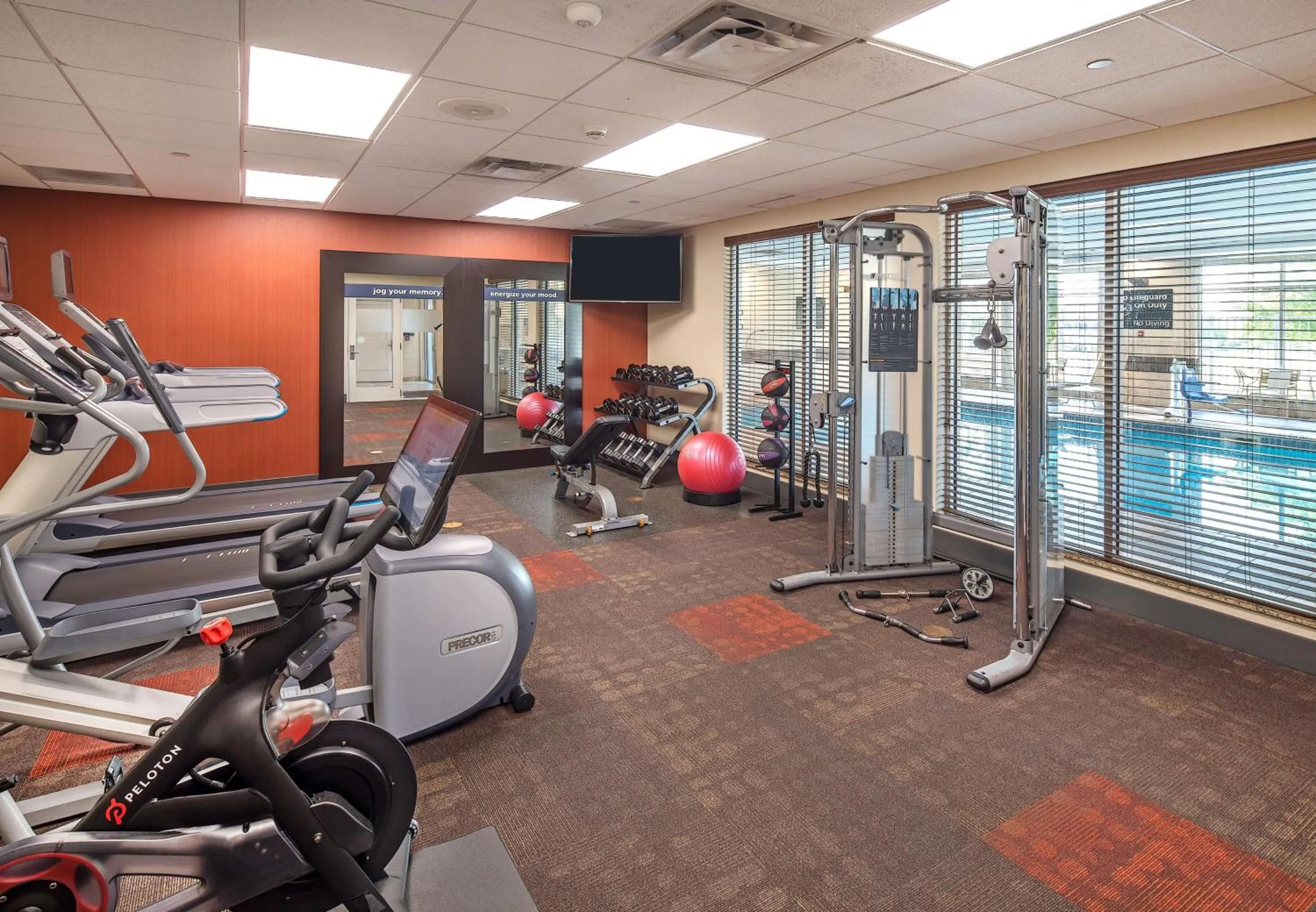 Fitness centre/facilities in Hampton Inn & Suites Omaha Southwest-La Vista