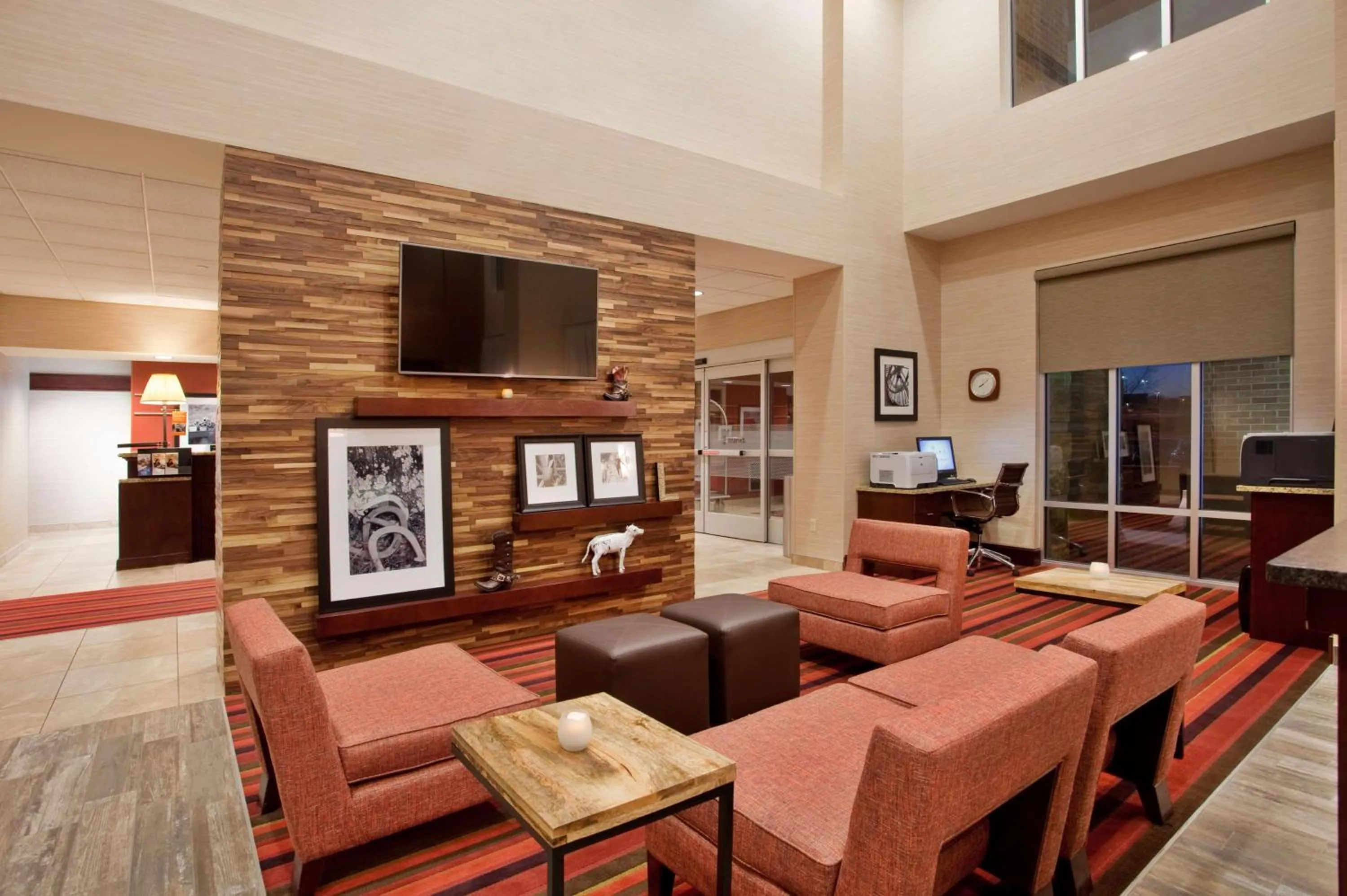 Lobby or reception in Hampton Inn & Suites Omaha Southwest-La Vista
