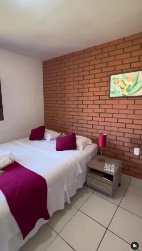 Bed in Pousada Baobá e SPA