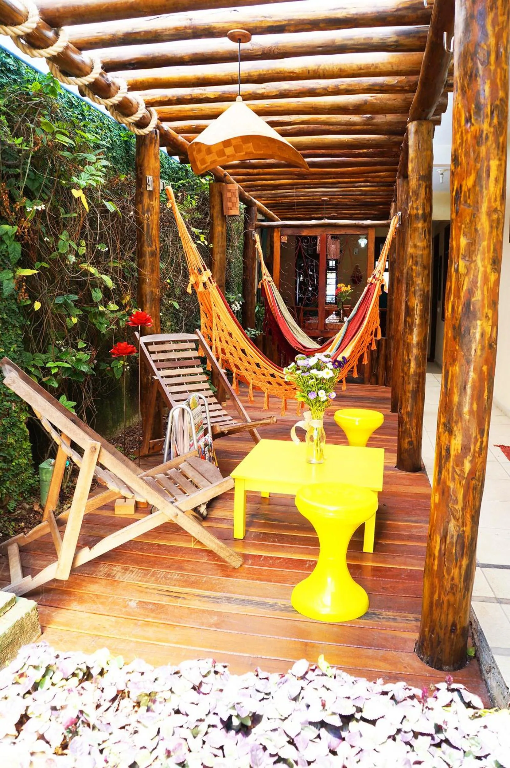 Lobby or reception in Pousada Baobá e SPA