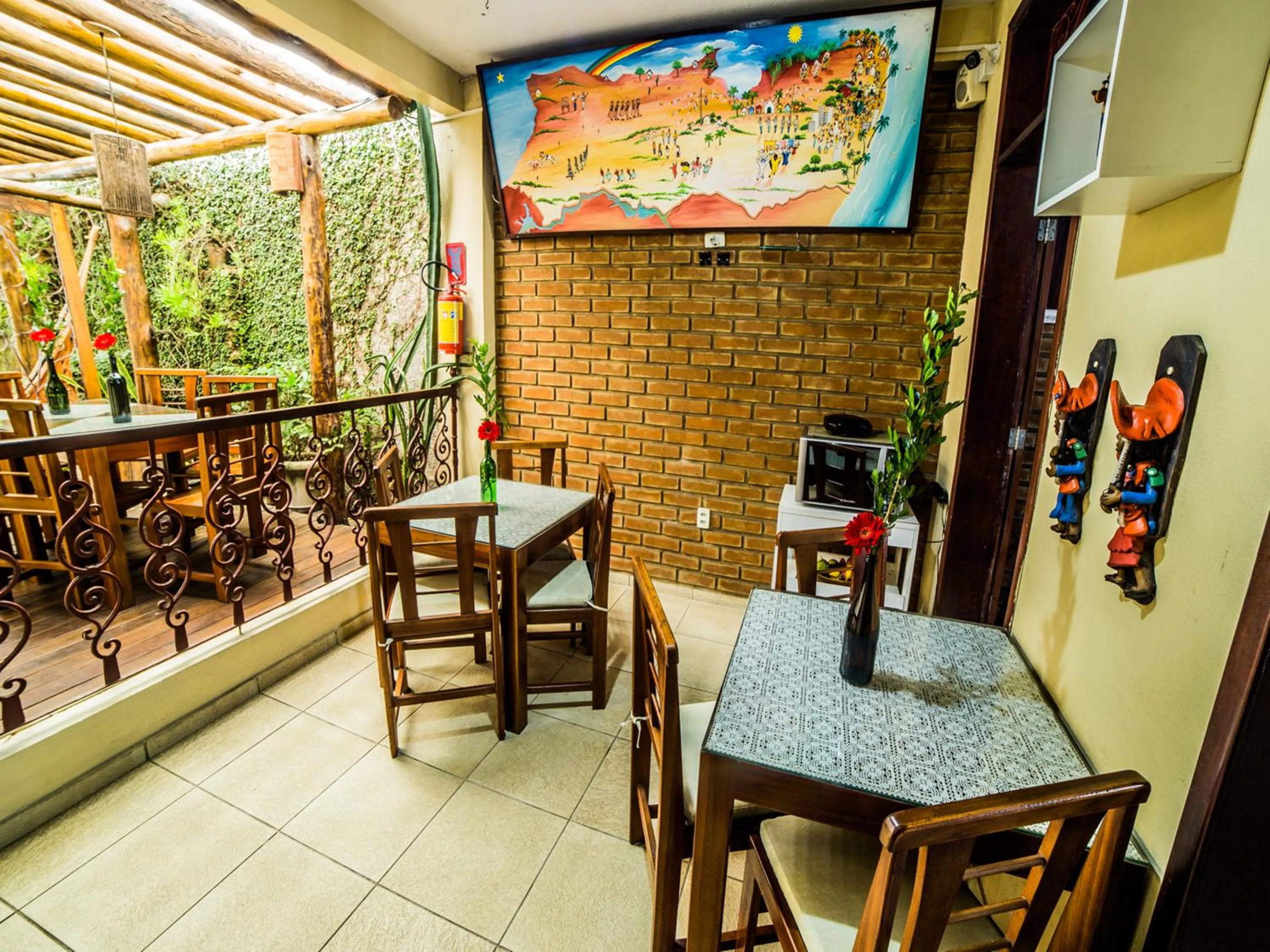 Balcony/Terrace in Pousada Baobá e SPA