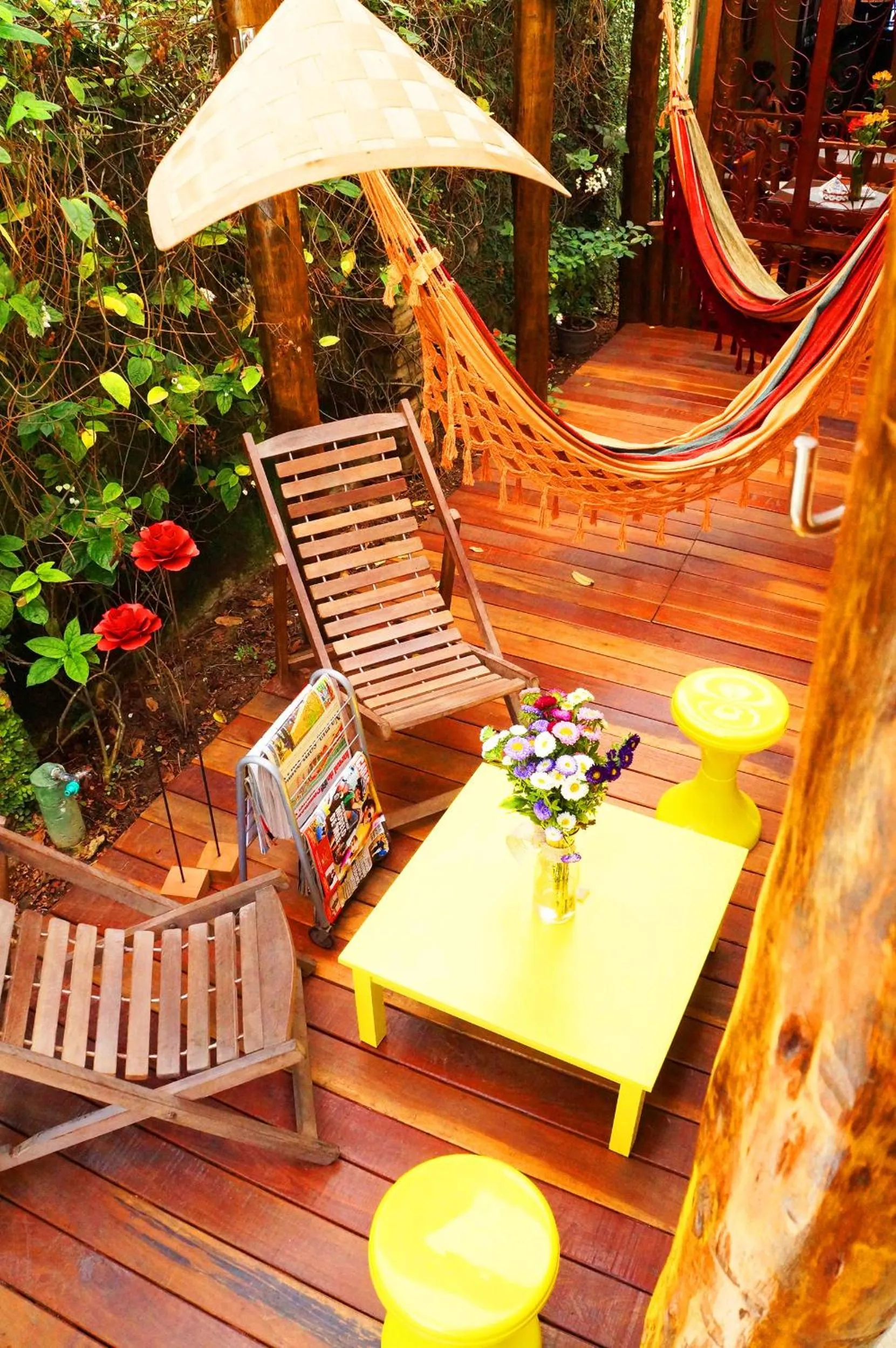 Lobby or reception in Pousada Baobá e SPA