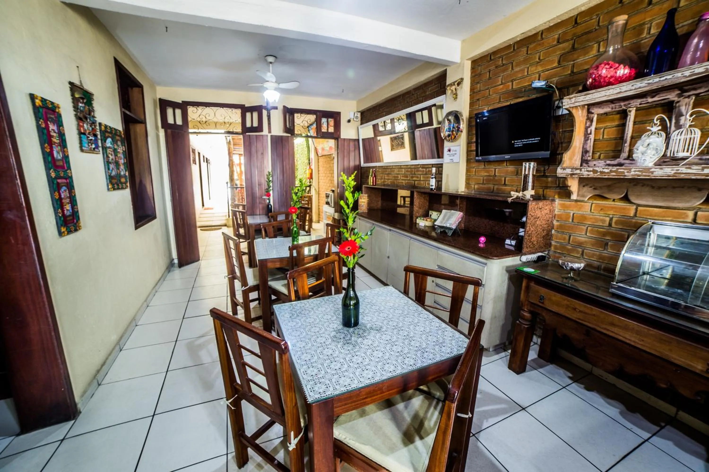 Lobby or reception in Pousada Baobá e SPA