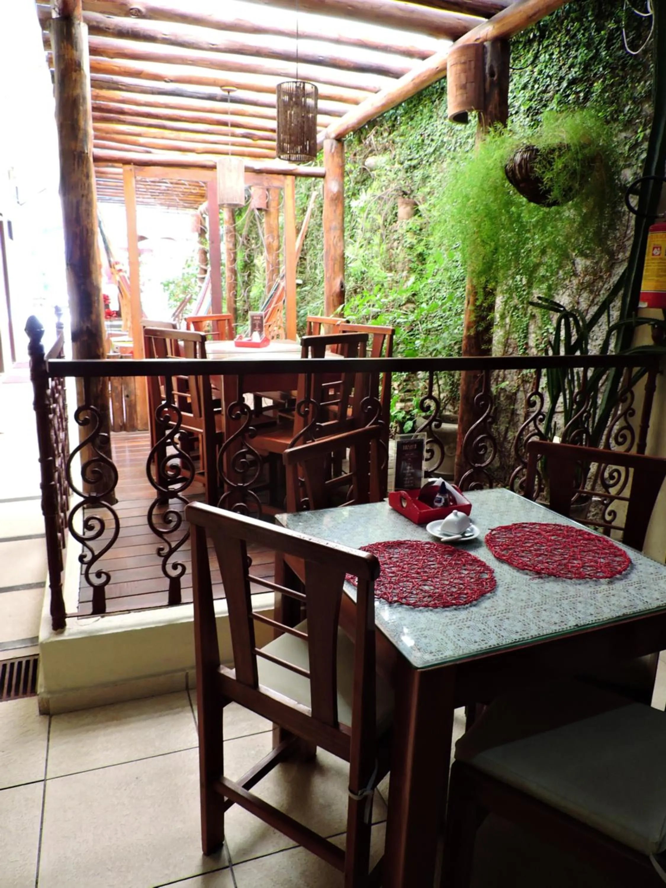 Lobby or reception in Pousada Baobá e SPA