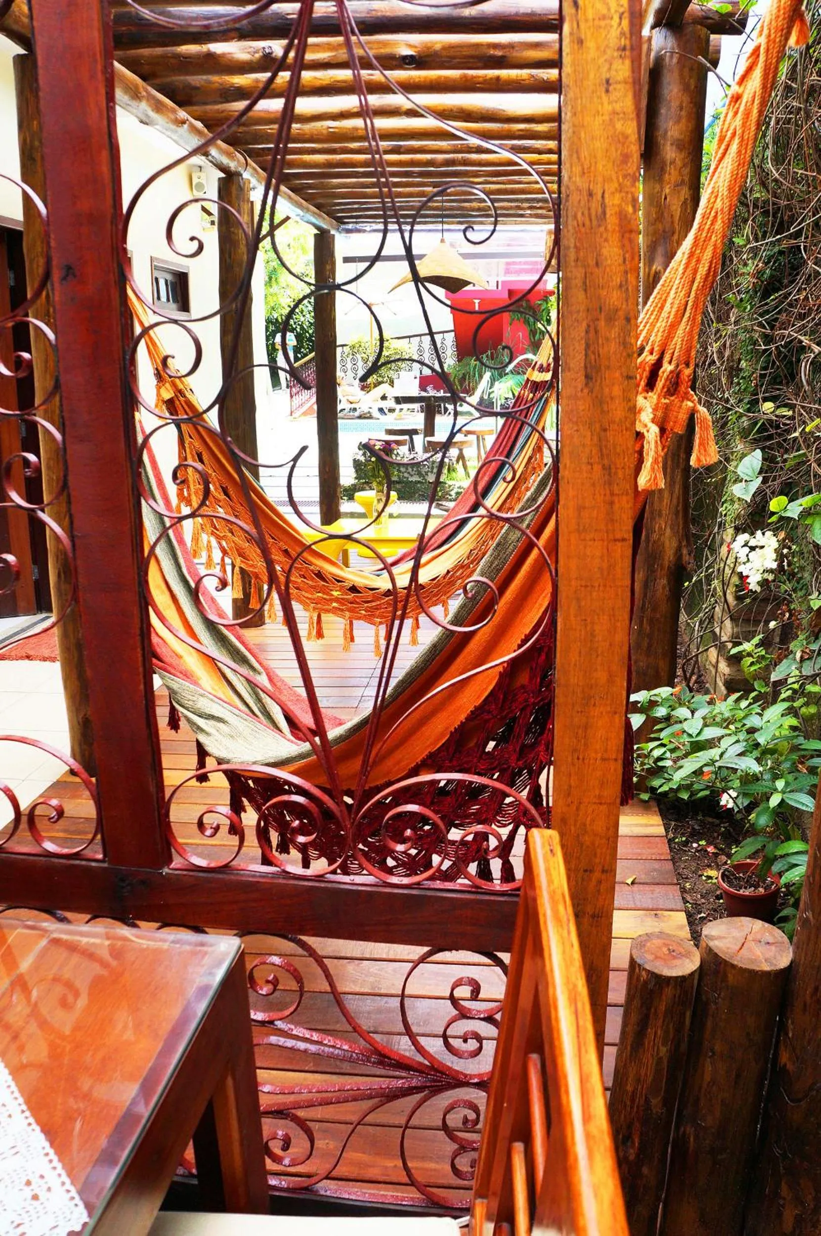 Lobby or reception in Pousada Baobá e SPA