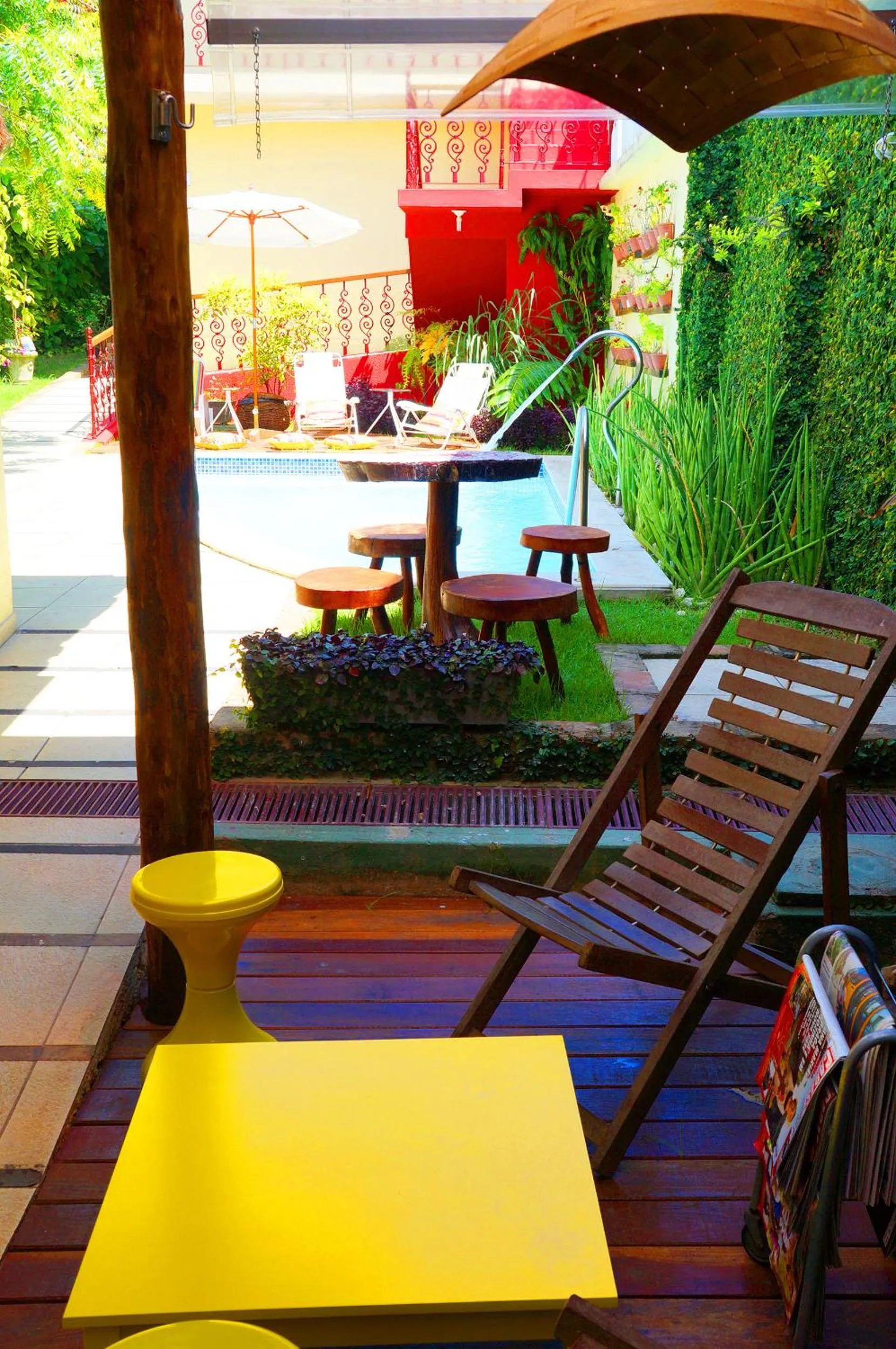 Swimming pool in Pousada Baobá e SPA