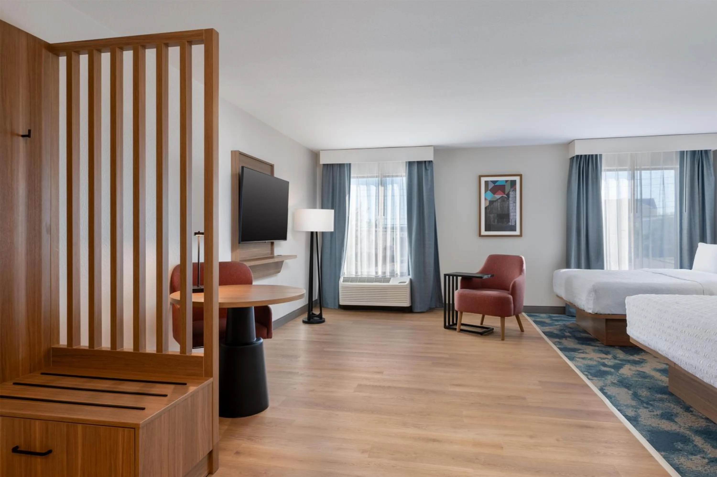 Bed in Hampton Inn Owensboro