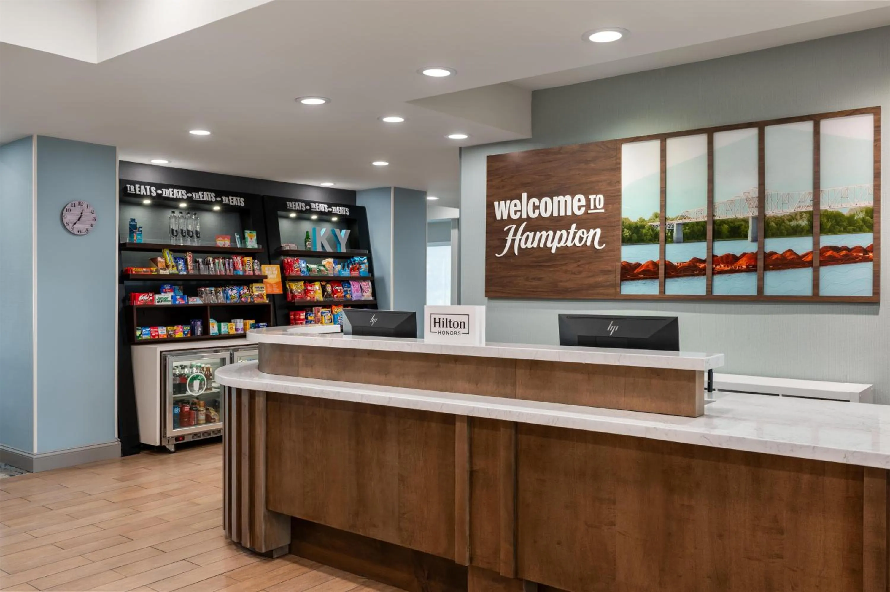 Lobby or reception in Hampton Inn Owensboro