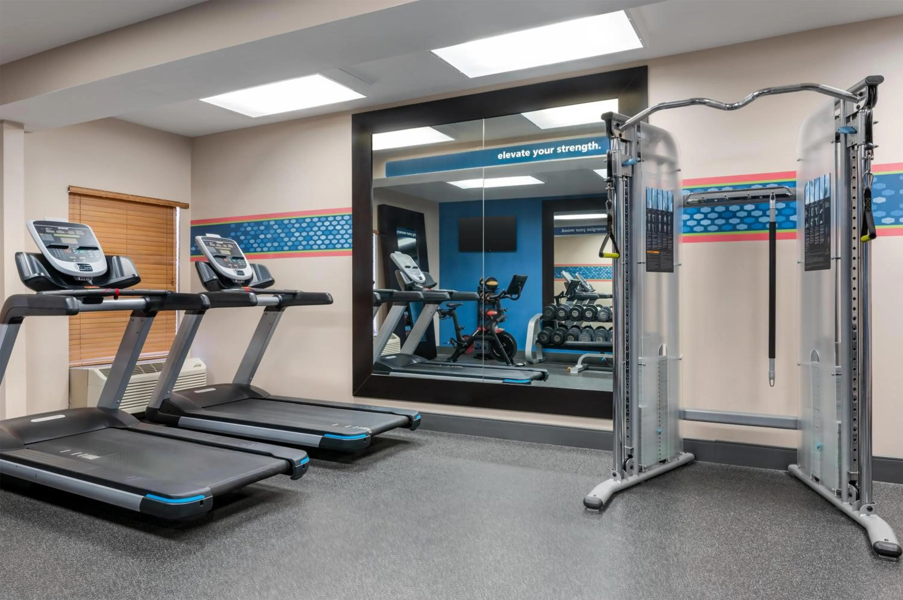 Fitness centre/facilities in Hampton Inn Owensboro