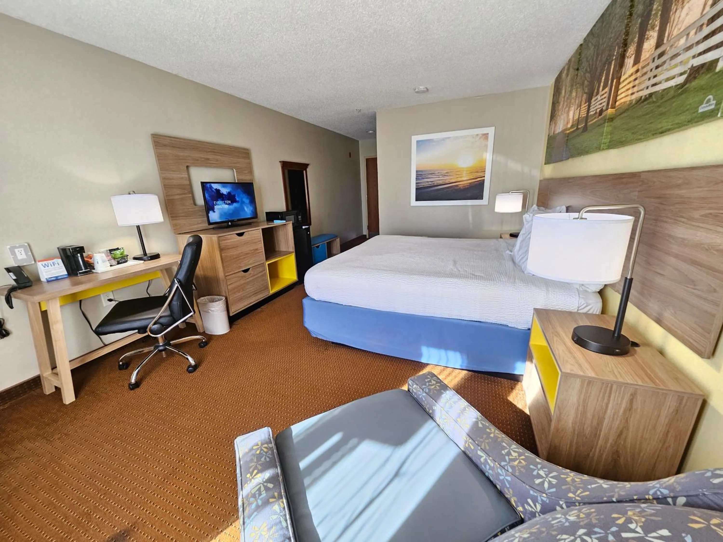 Bed in Days Inn by Wyndham Greensboro NC