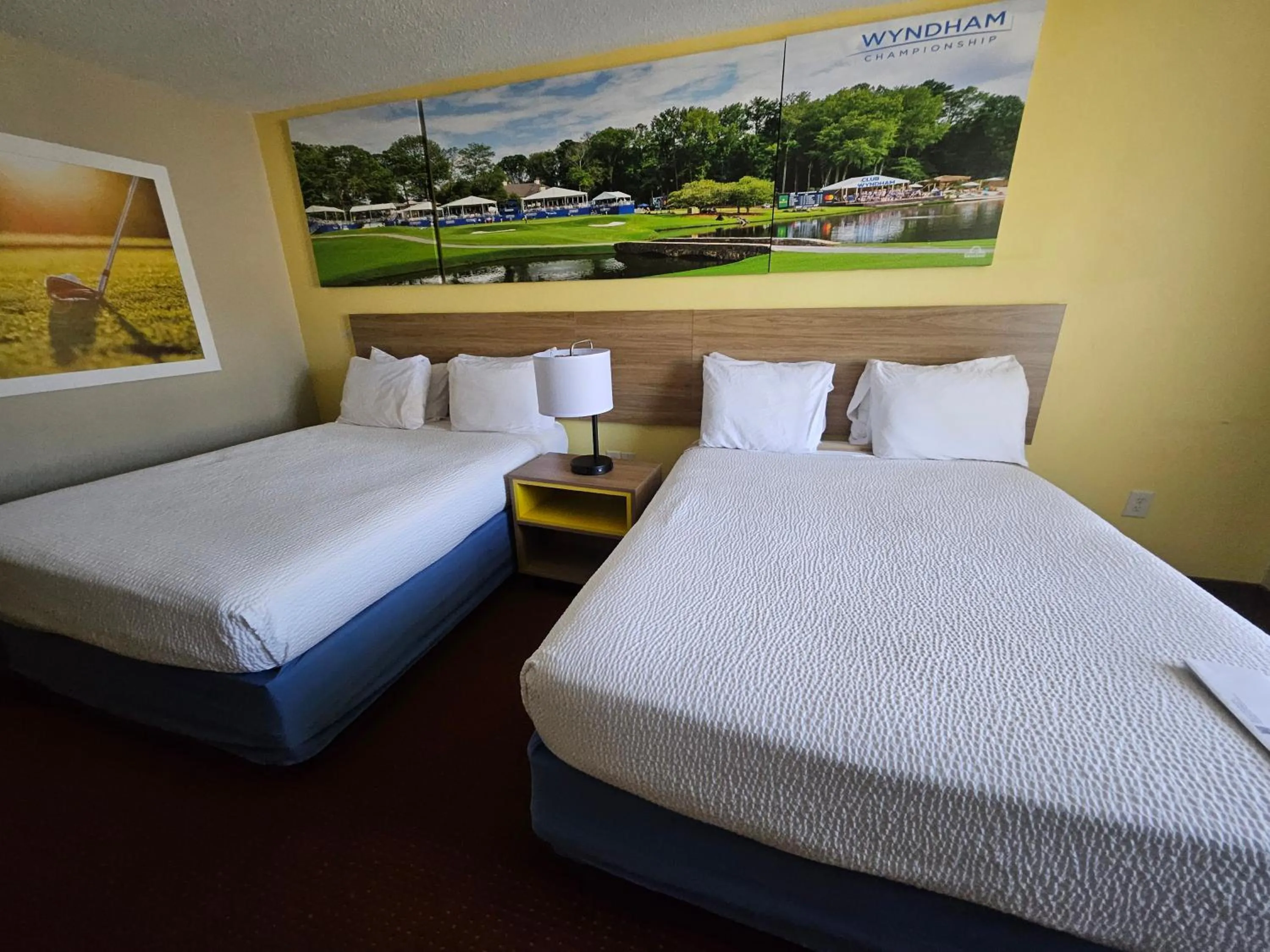 Bed in Days Inn by Wyndham Greensboro NC