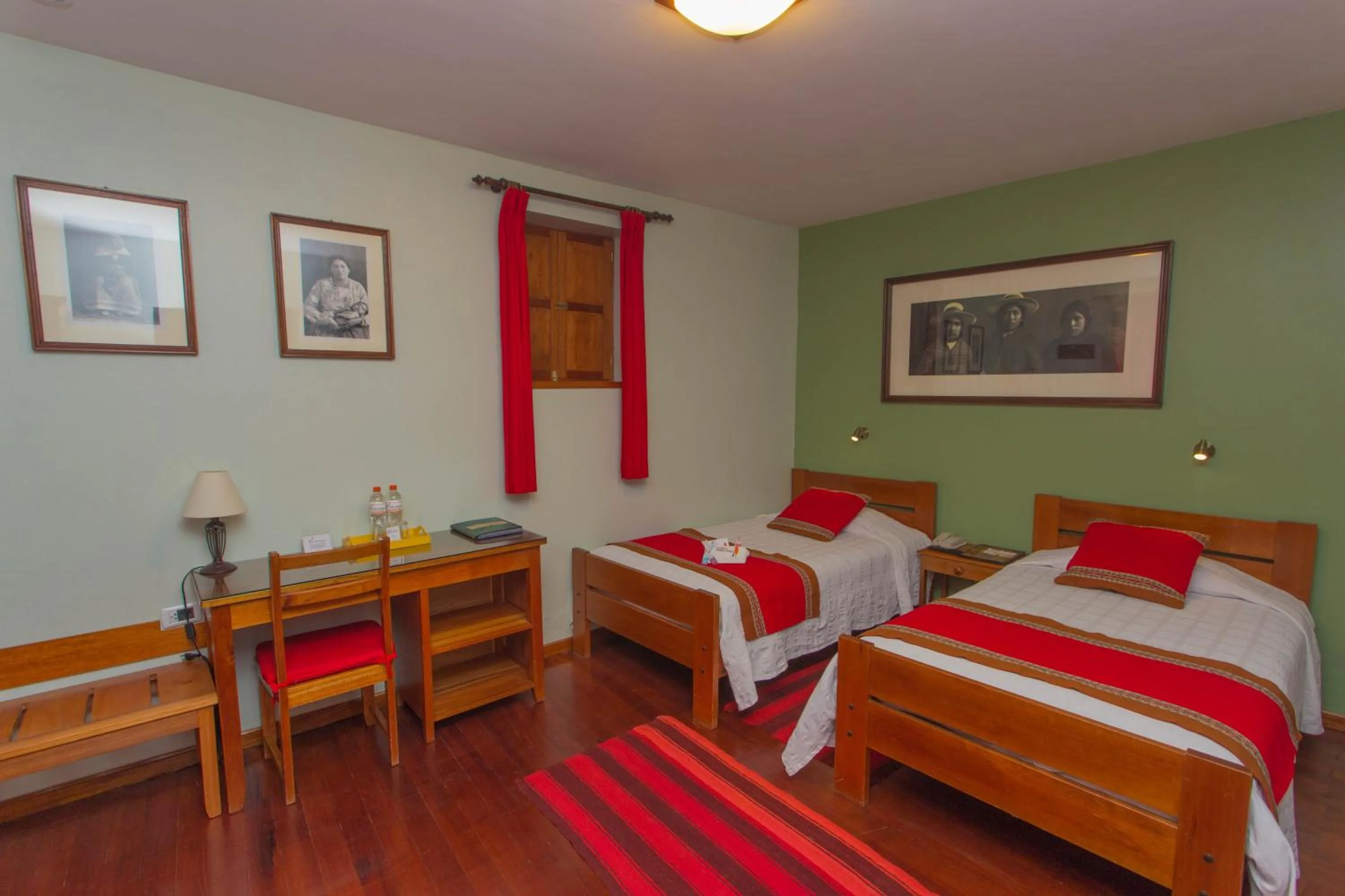 Bed in Eco-Hotel Pension Alemana
