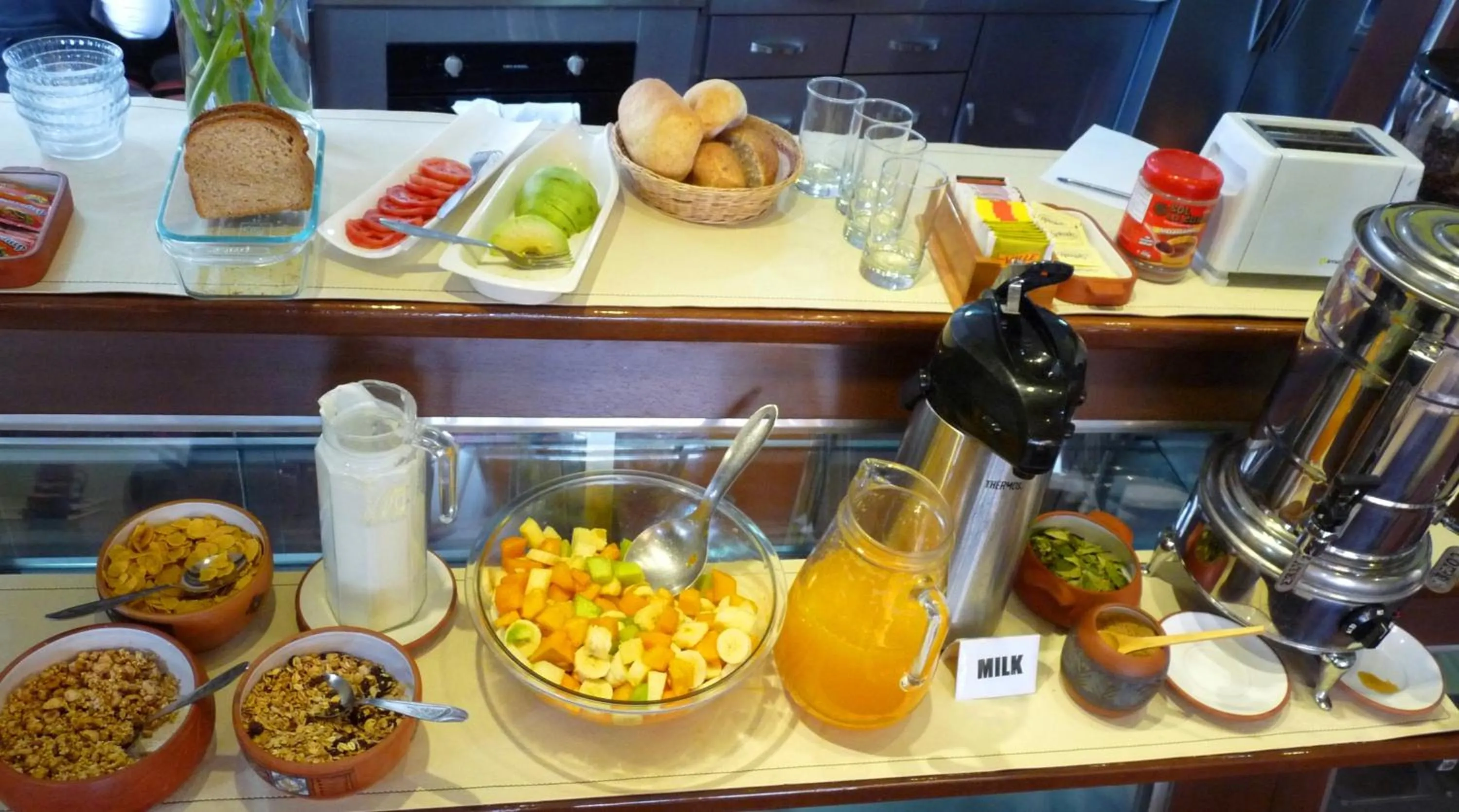 Food in Eco-Hotel Pension Alemana