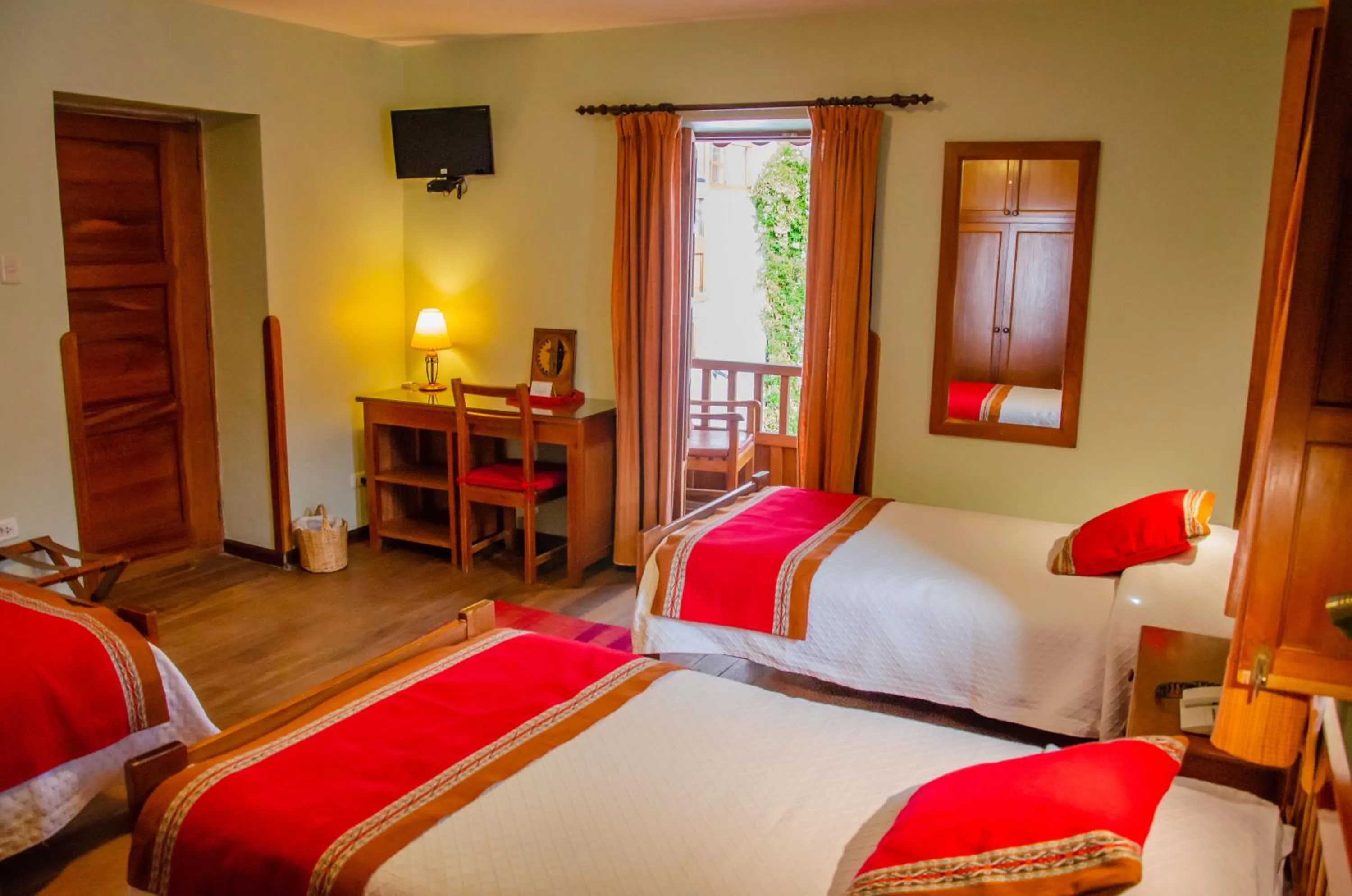 Bedroom in Eco-Hotel Pension Alemana