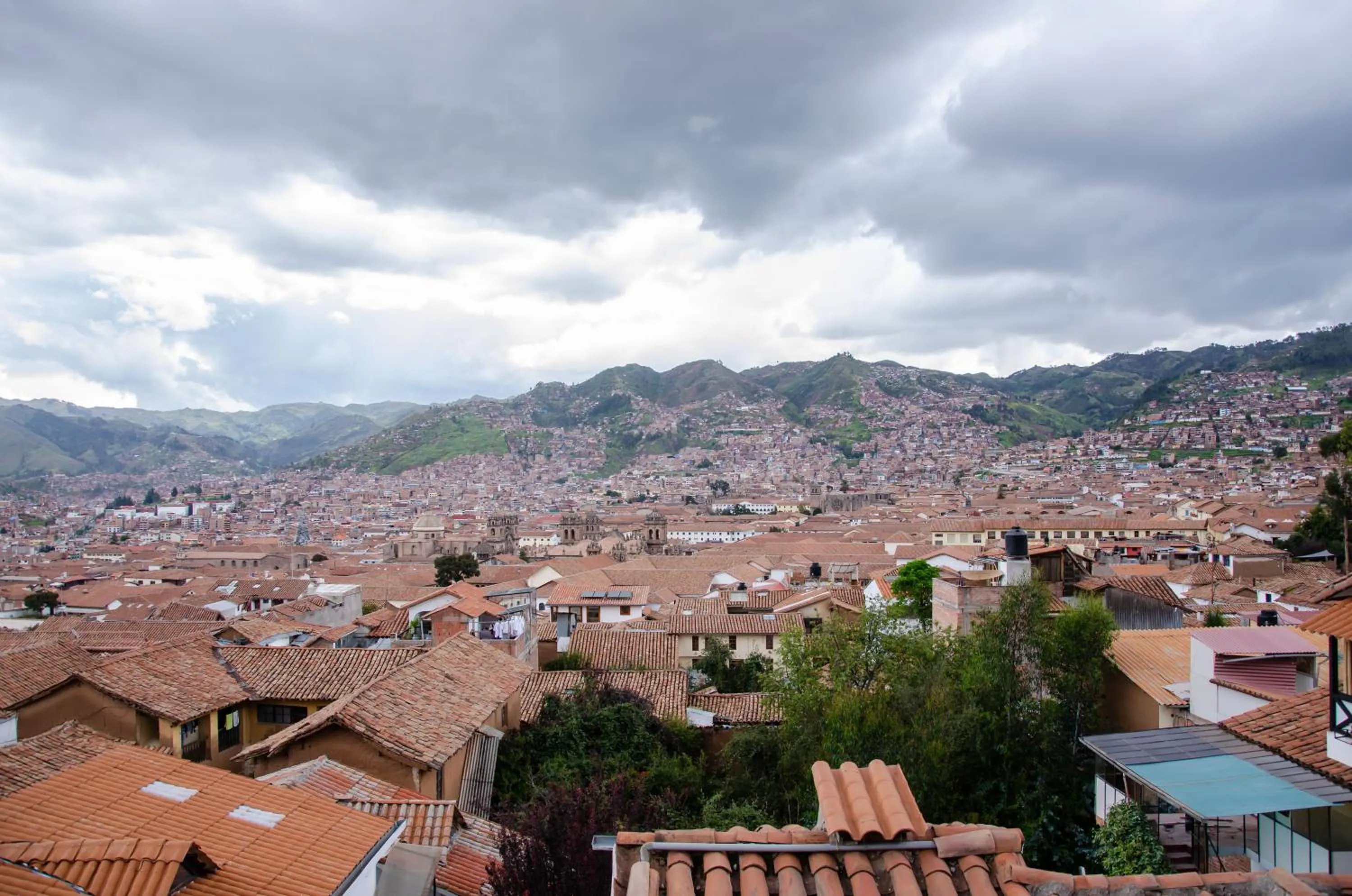 City view in Eco-Hotel Pension Alemana