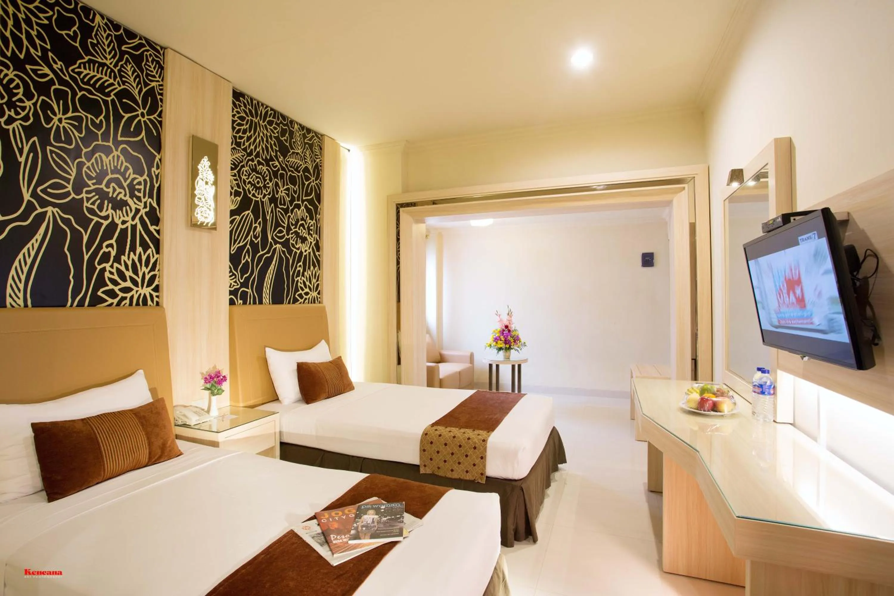 Bed in Hotel Grand Rosela