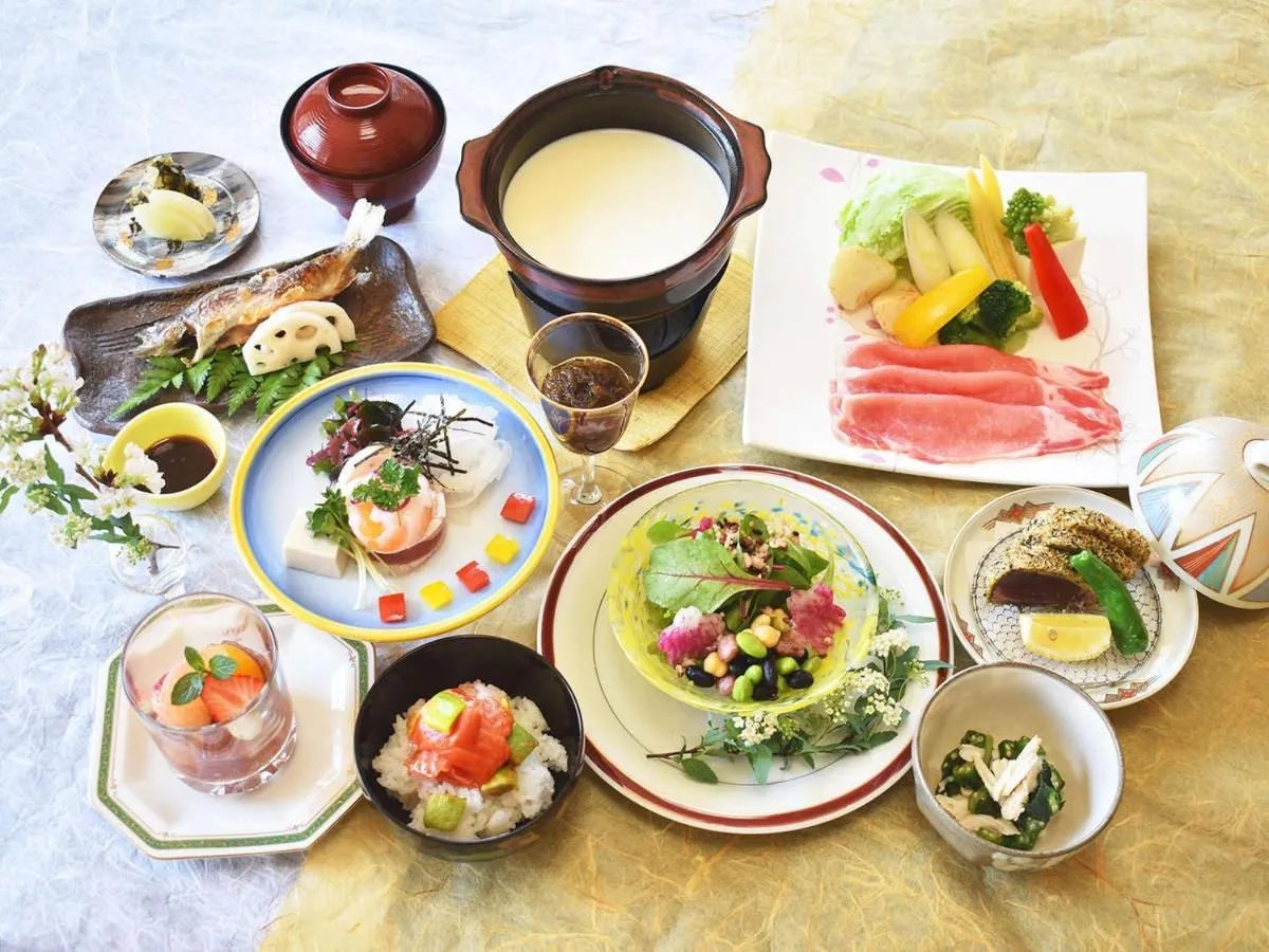 Dinner in Shiobara Onsen Tokiwa Hotel