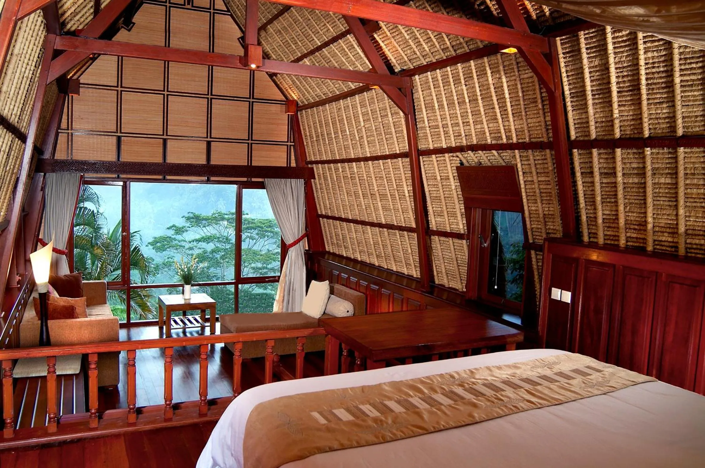 Bedroom, Bed in Kupu Kupu Barong Villas and Tree Spa by L’OCCITANE