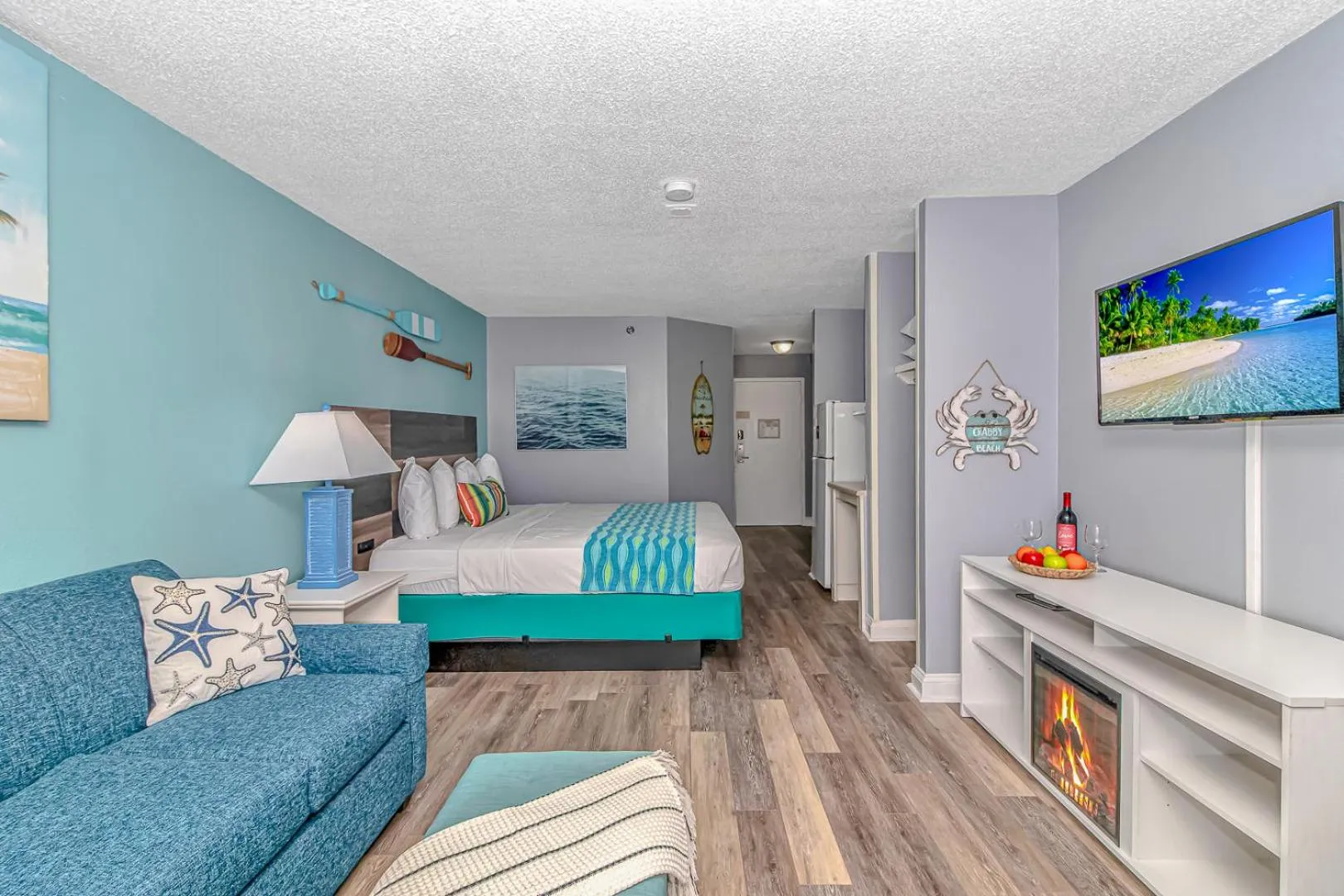 Living room, Bed in Sea Mist 51302