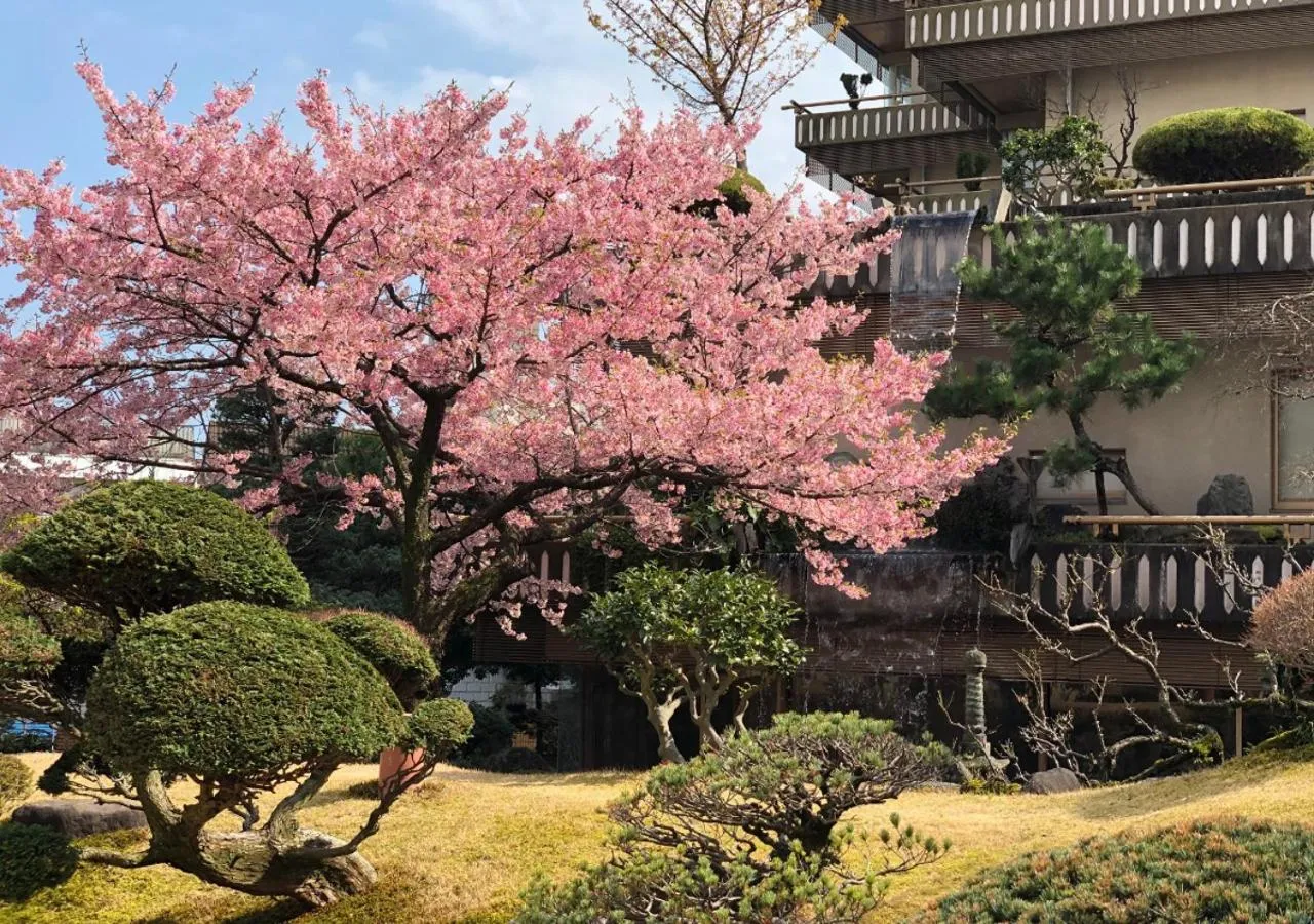 Garden in Atami Kinjokan
