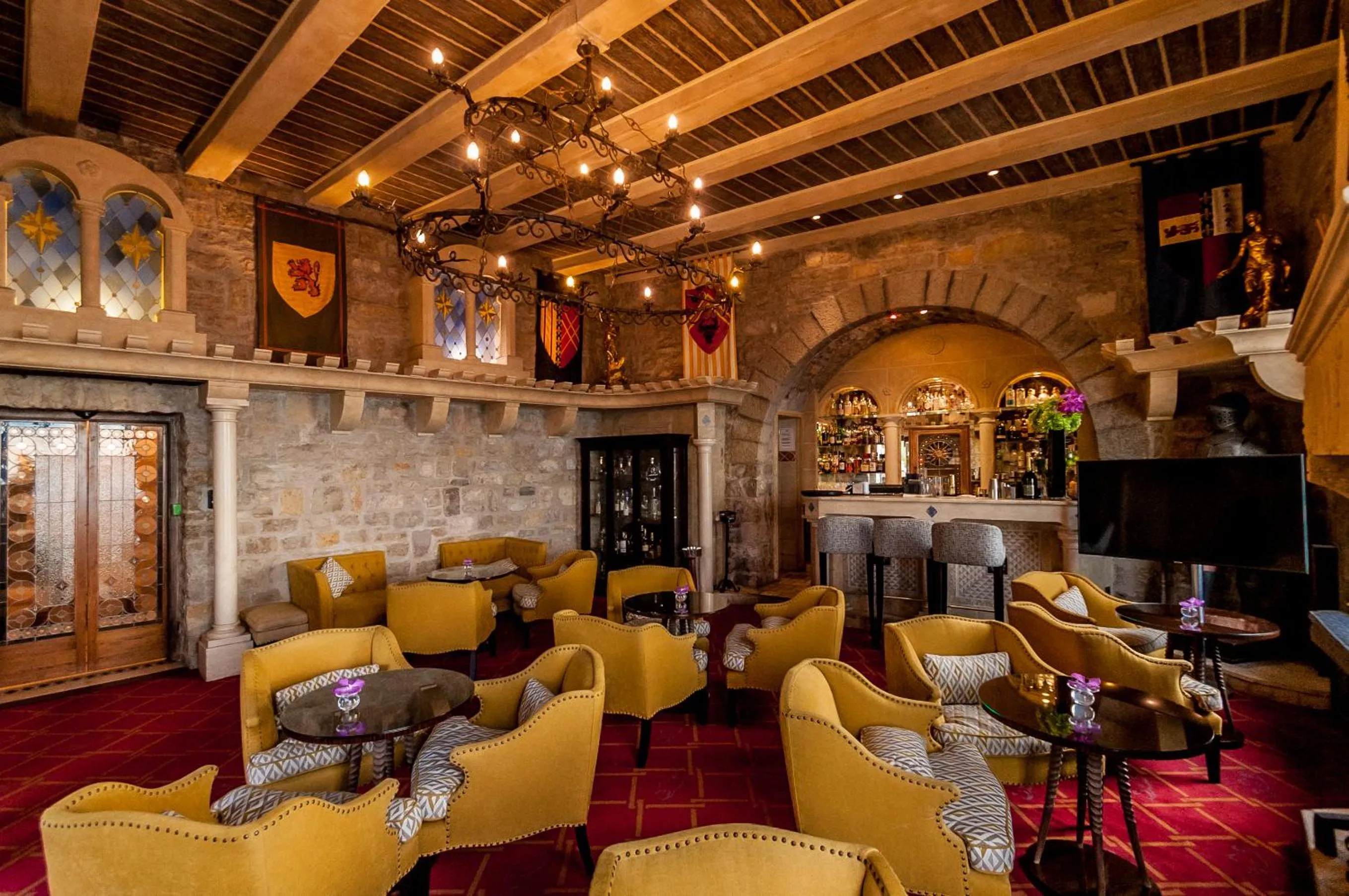 Lounge or bar in La Chèvre d'Or