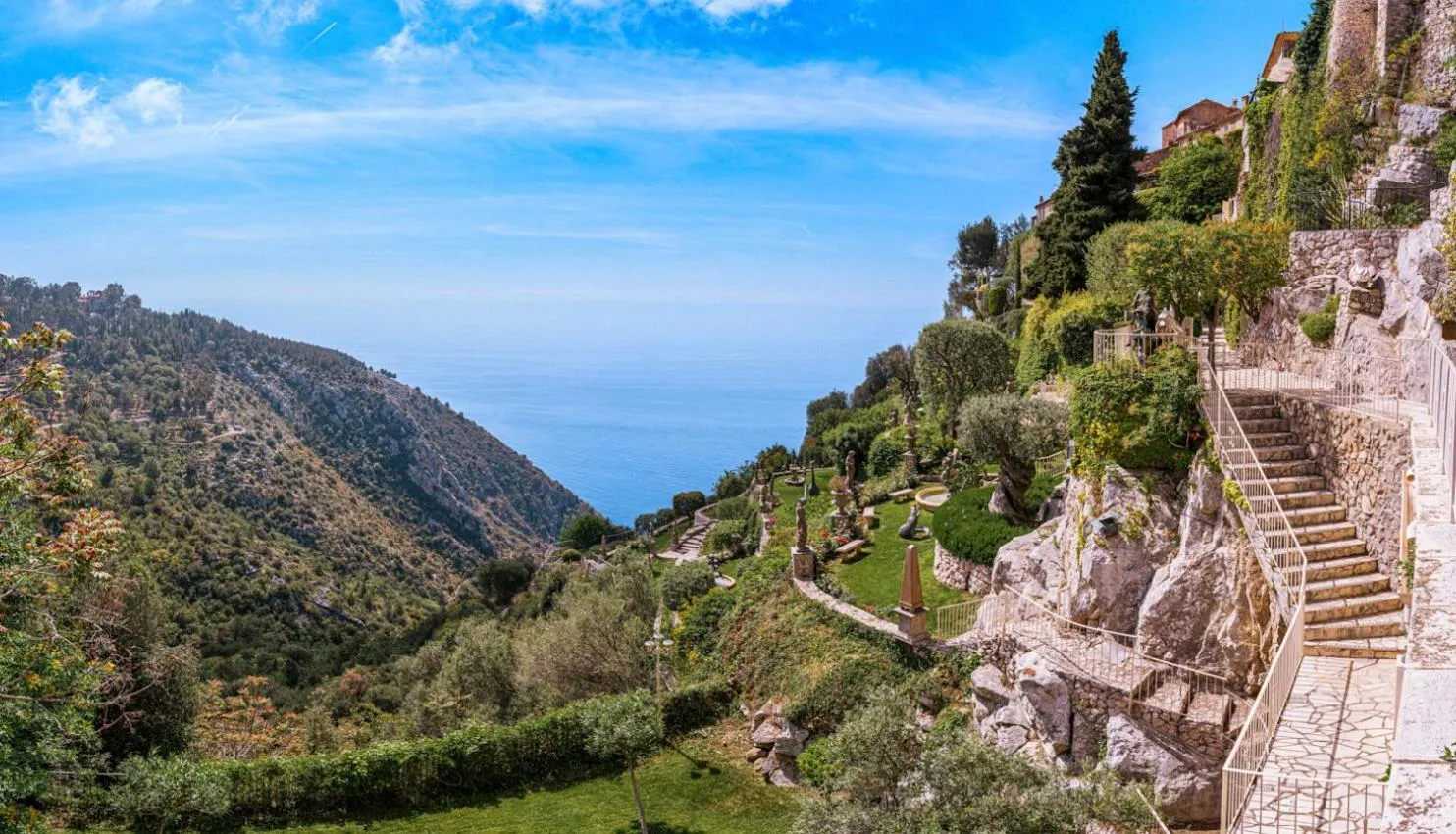 Garden in La Chèvre d'Or