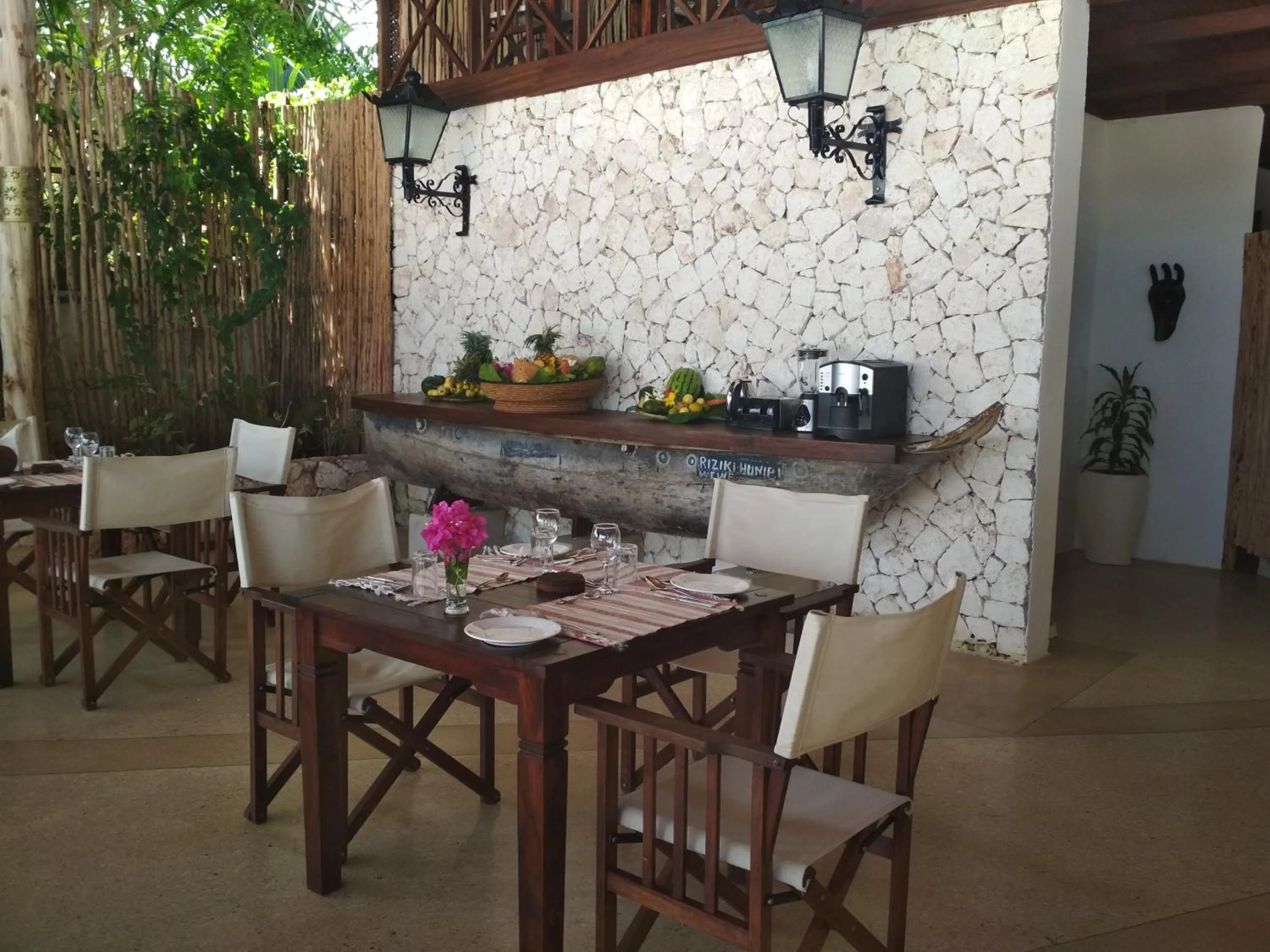 Restaurant/places to eat in Zanzibar Magic Boutique Hotel