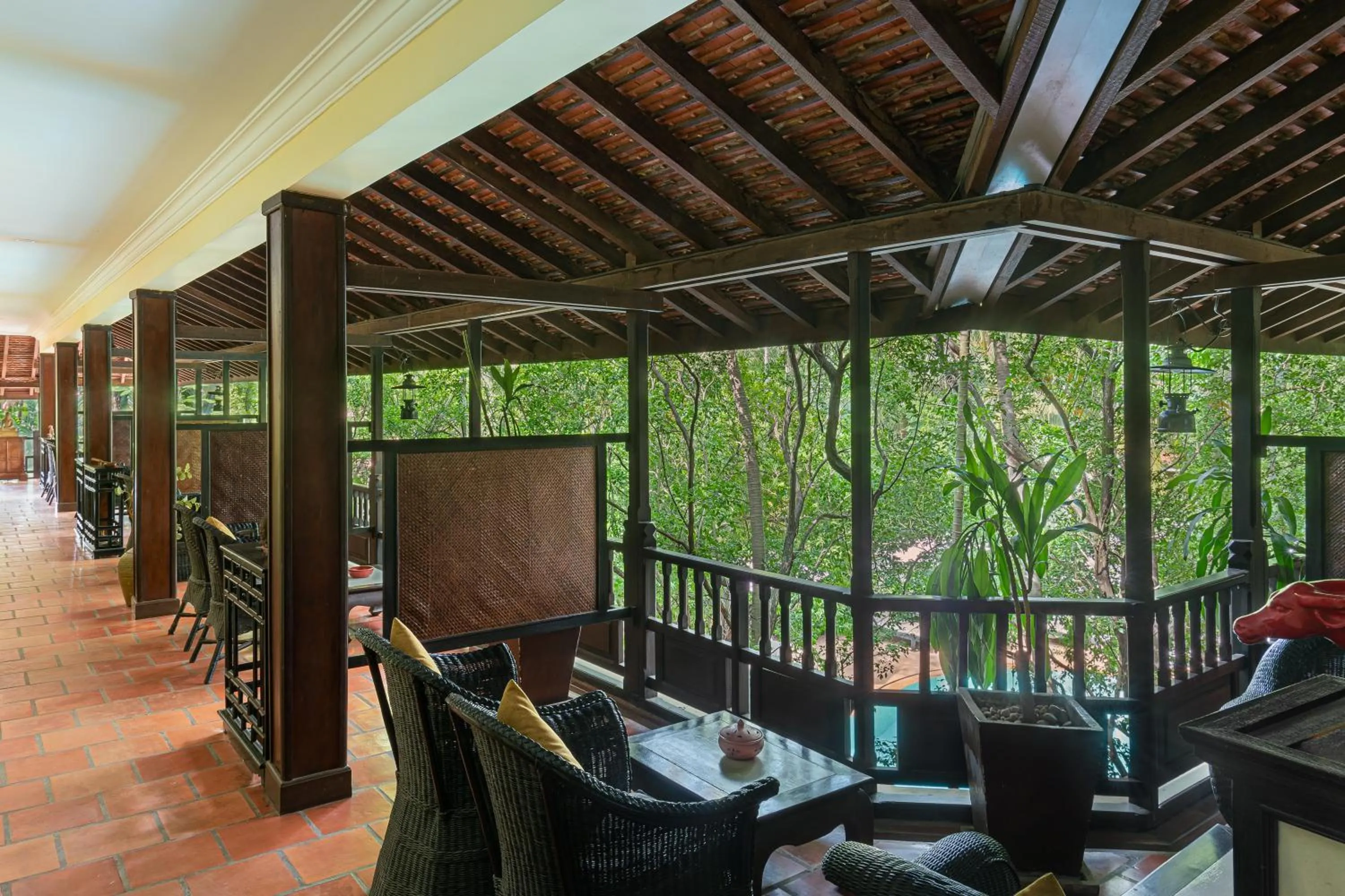 Patio in Pavillon Indochine Boutique - Hotel