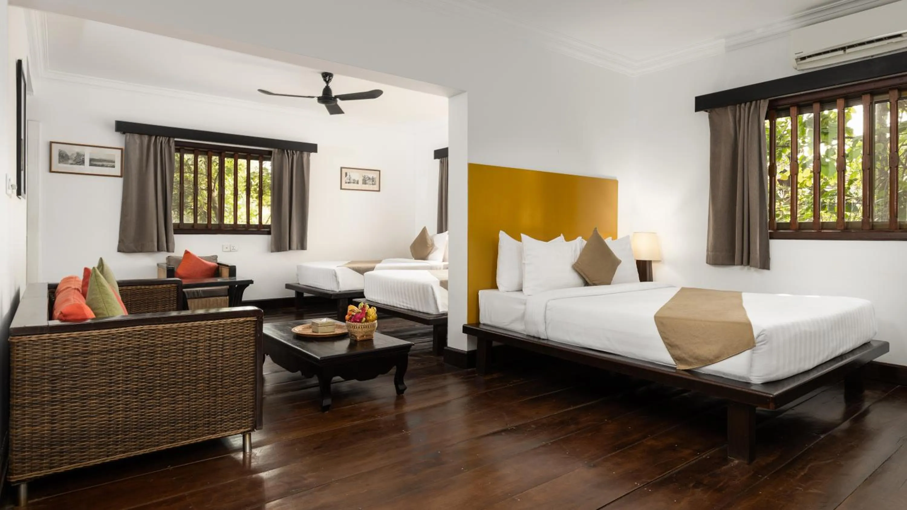 View (from property/room), Bed in Pavillon Indochine Boutique - Hotel