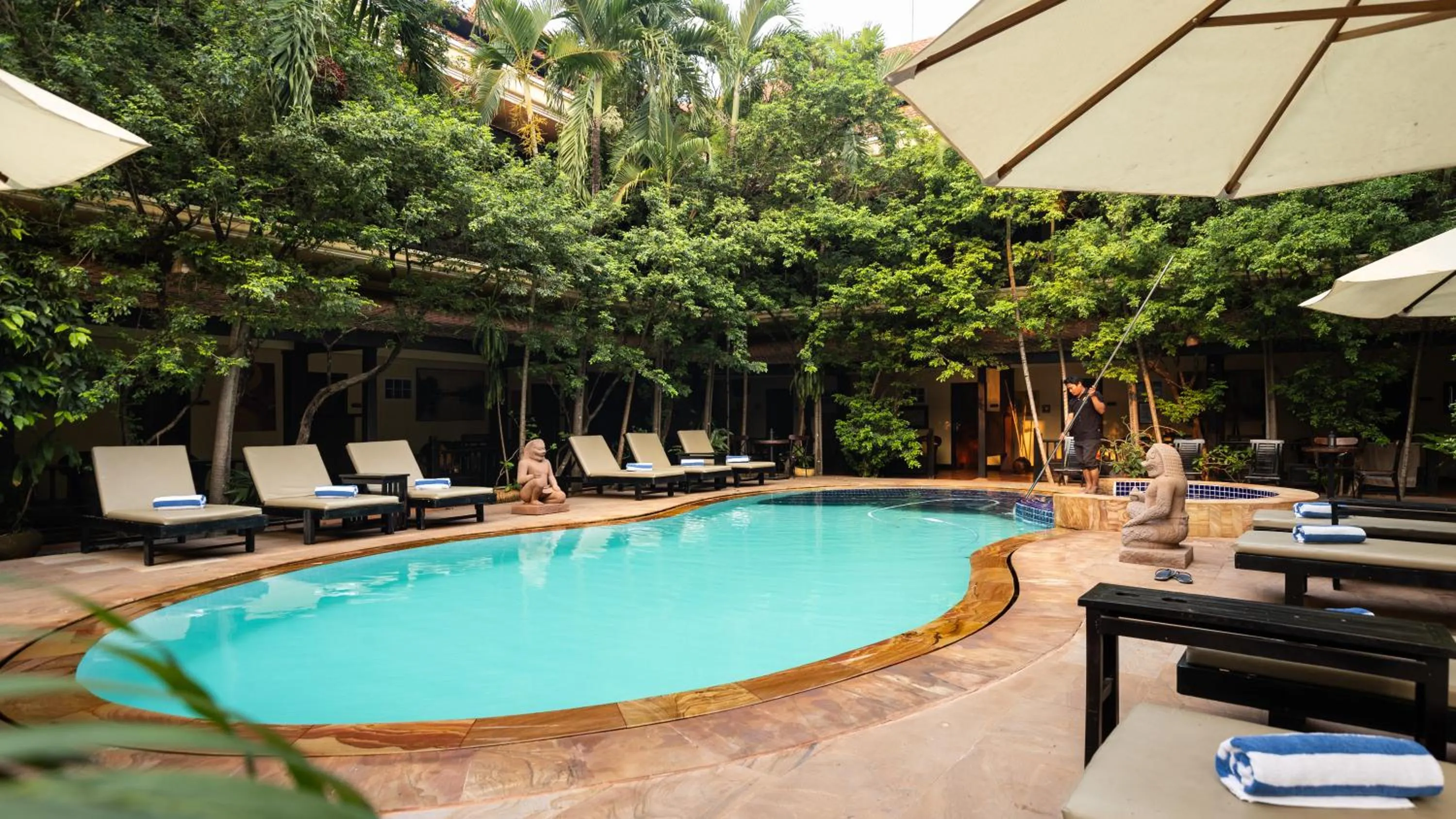 Pool view in Pavillon Indochine Boutique - Hotel