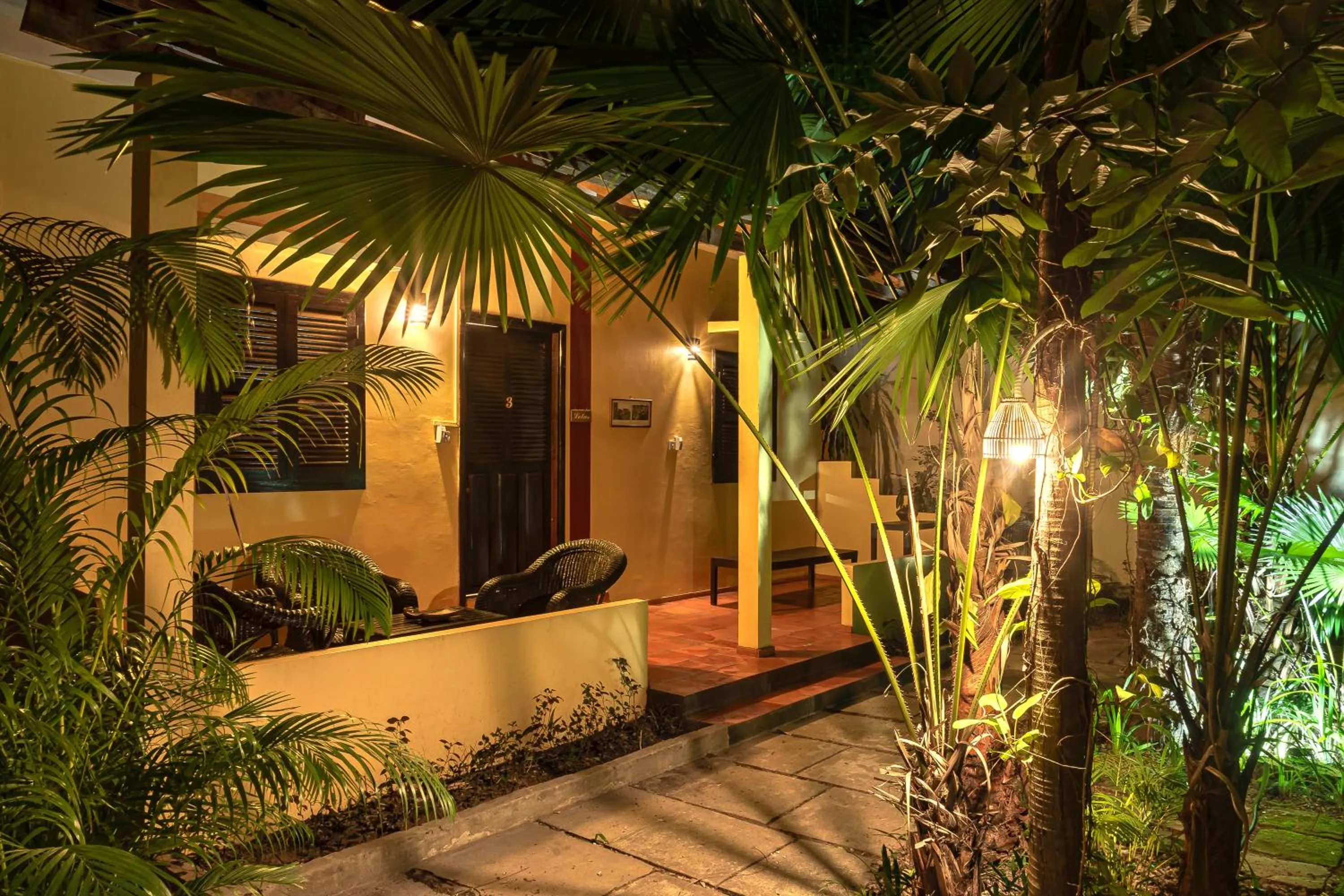 Patio in Pavillon Indochine Boutique - Hotel