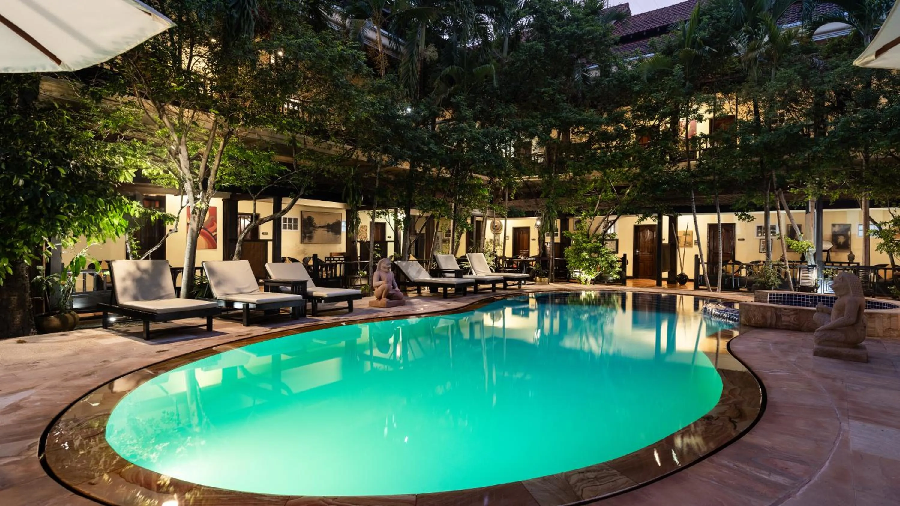 Swimming pool in Pavillon Indochine Boutique - Hotel