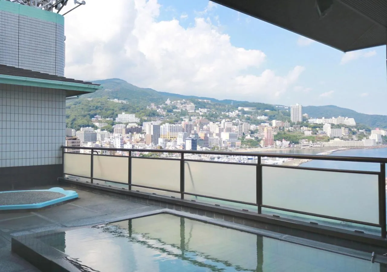 Open Air Bath in Uomisaki Hotel