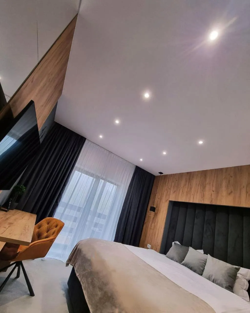 Bed in Hotel Muntele Mic