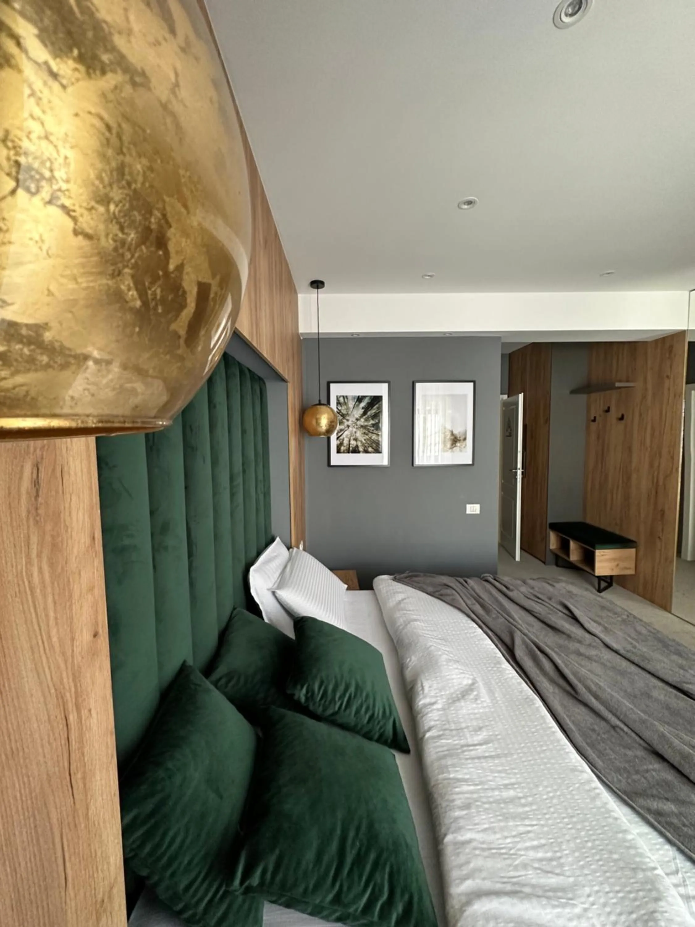 Bed in Hotel Muntele Mic