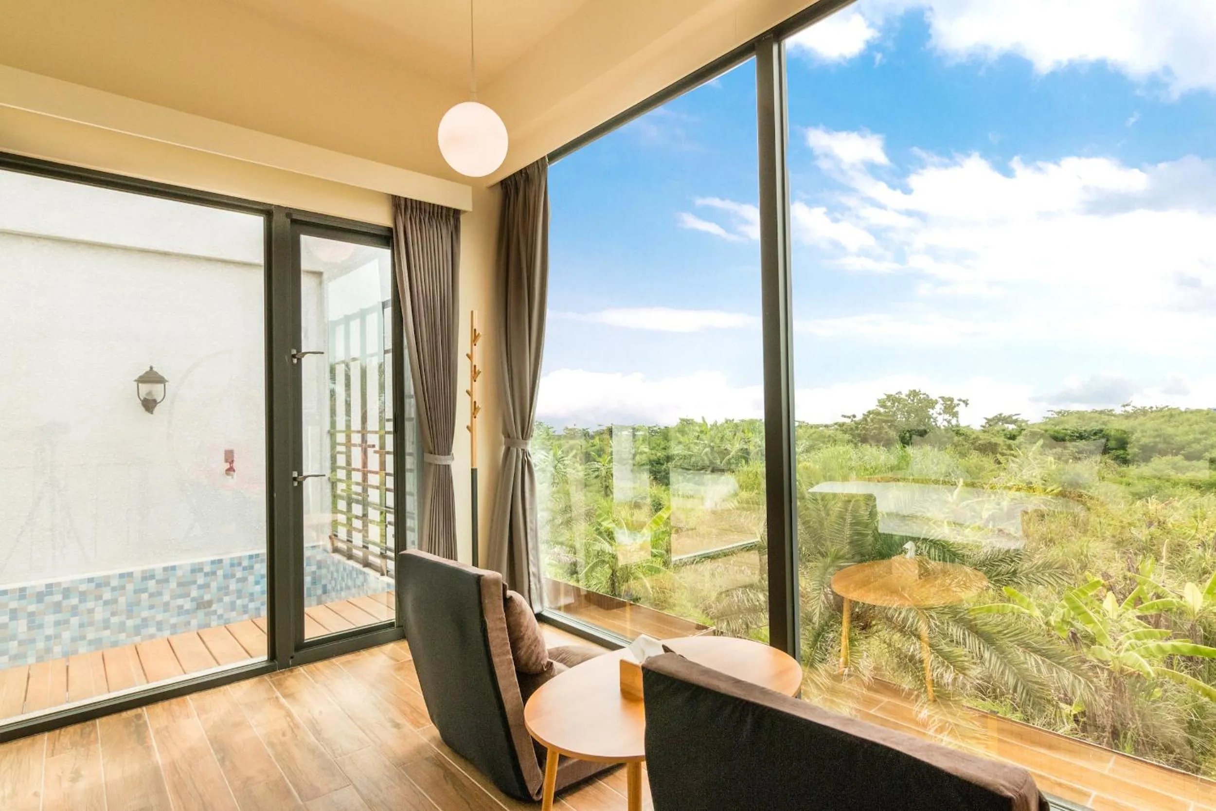 Decorative detail in Taroko Yan Hai Bo Villa