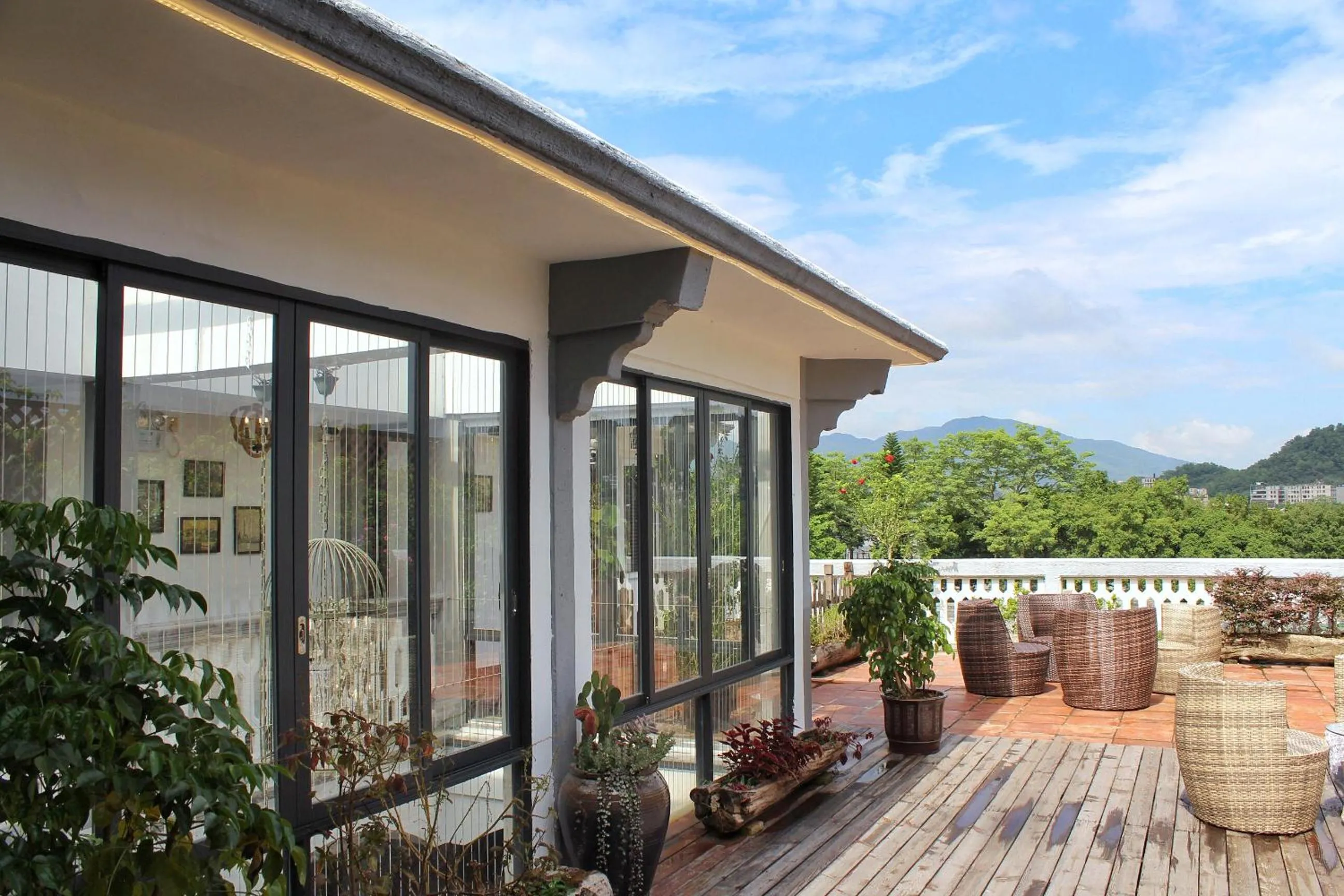 Balcony/Terrace in Mumian inn
