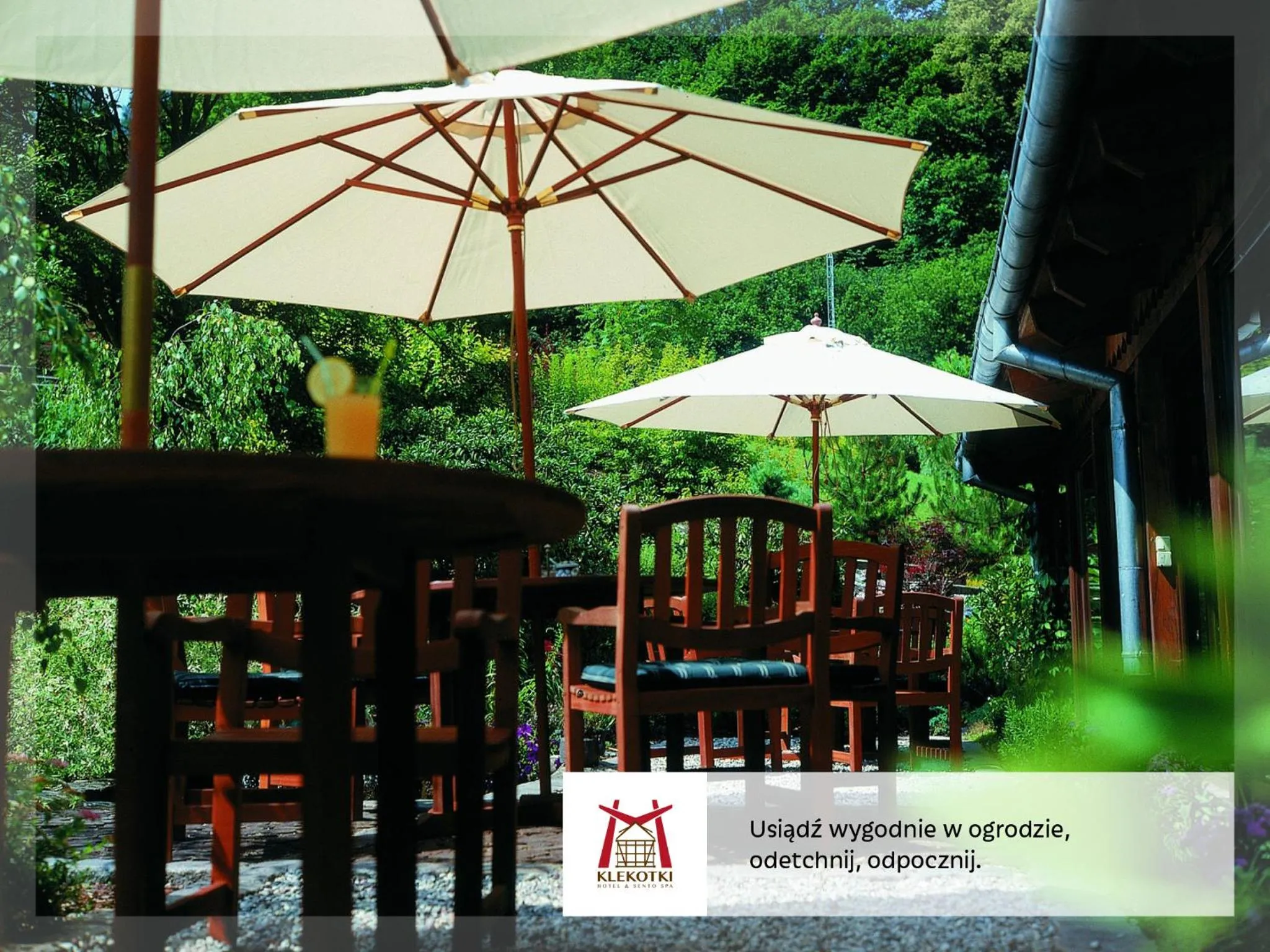 Patio in Młyn Klekotki Spa Resort