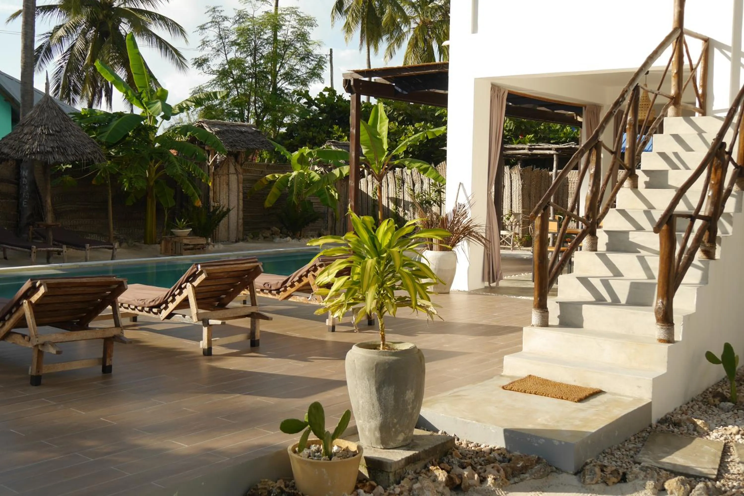 Garden view in Villa Huruma