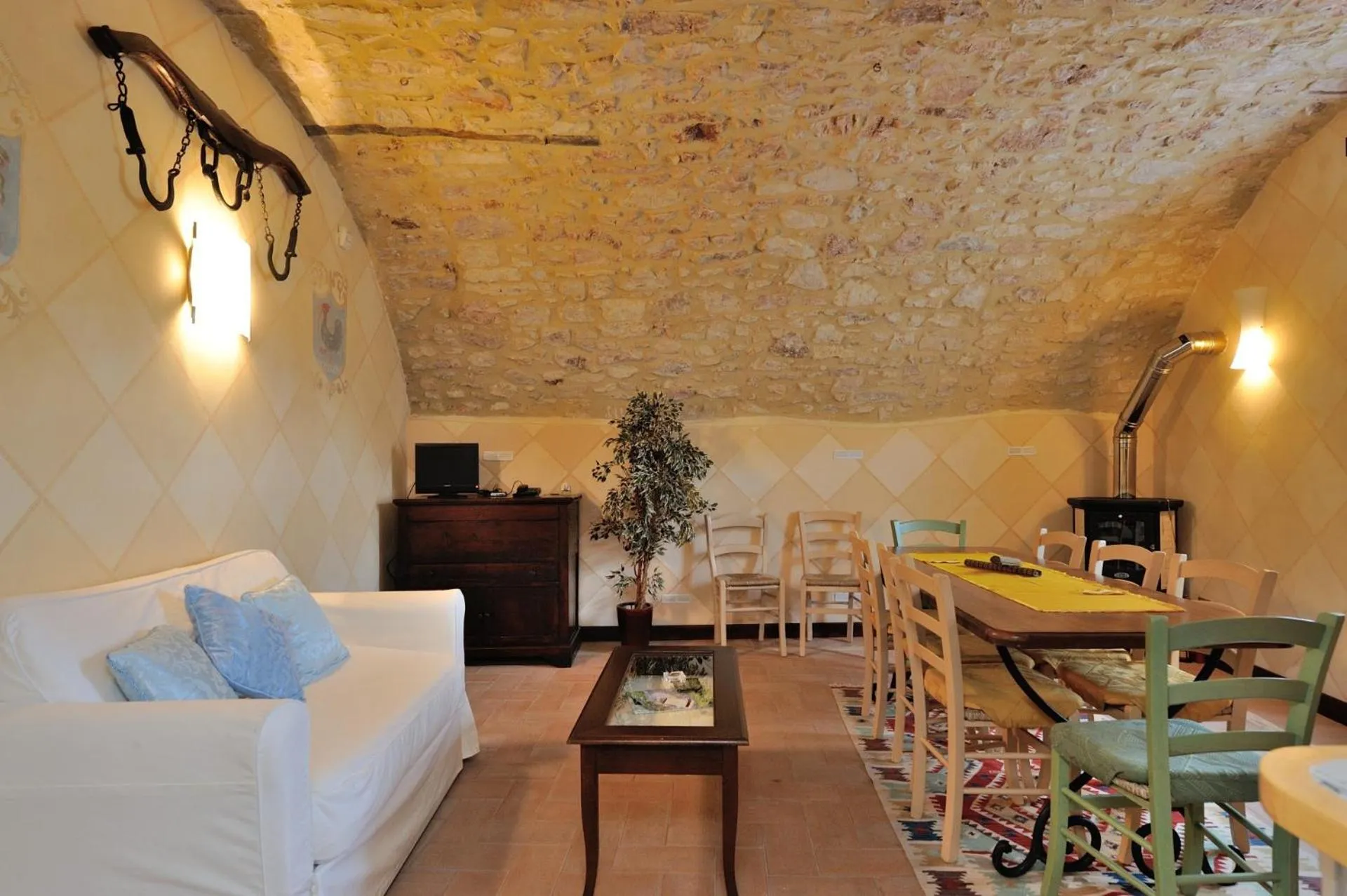 Living room in Torre Del Nera Albergo diffuso & Spa