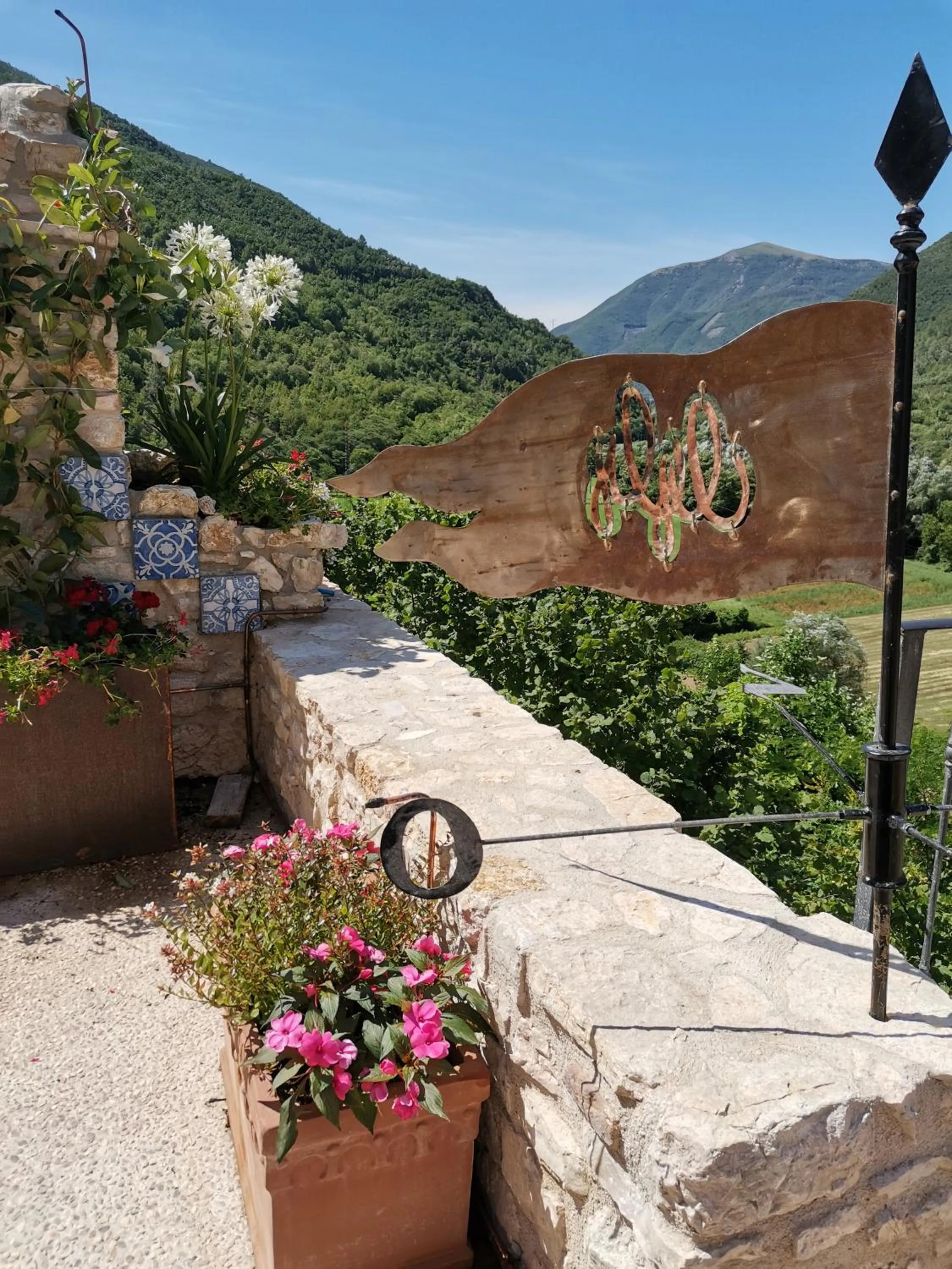 Balcony/Terrace in Torre Del Nera Albergo diffuso & Spa