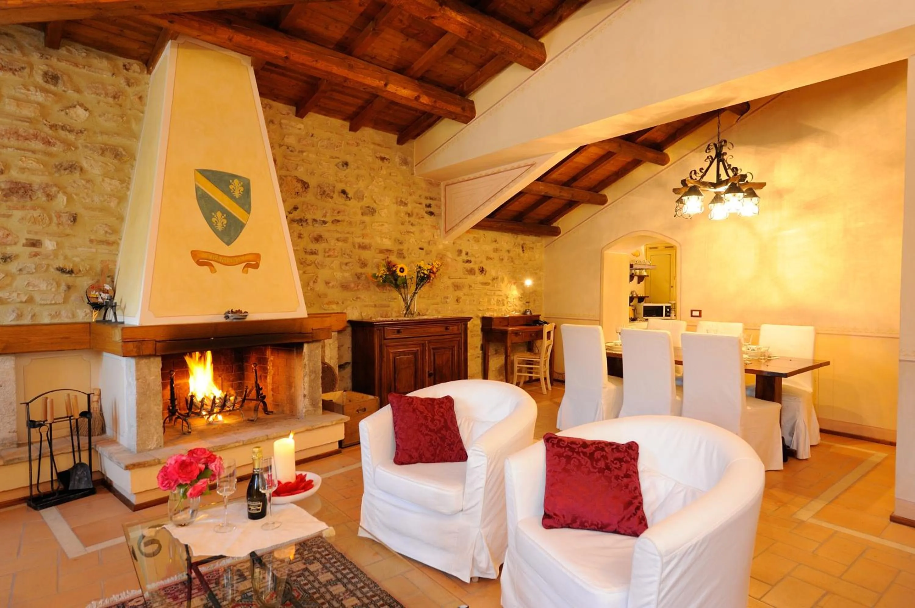 Living room in Torre Del Nera Albergo diffuso & Spa