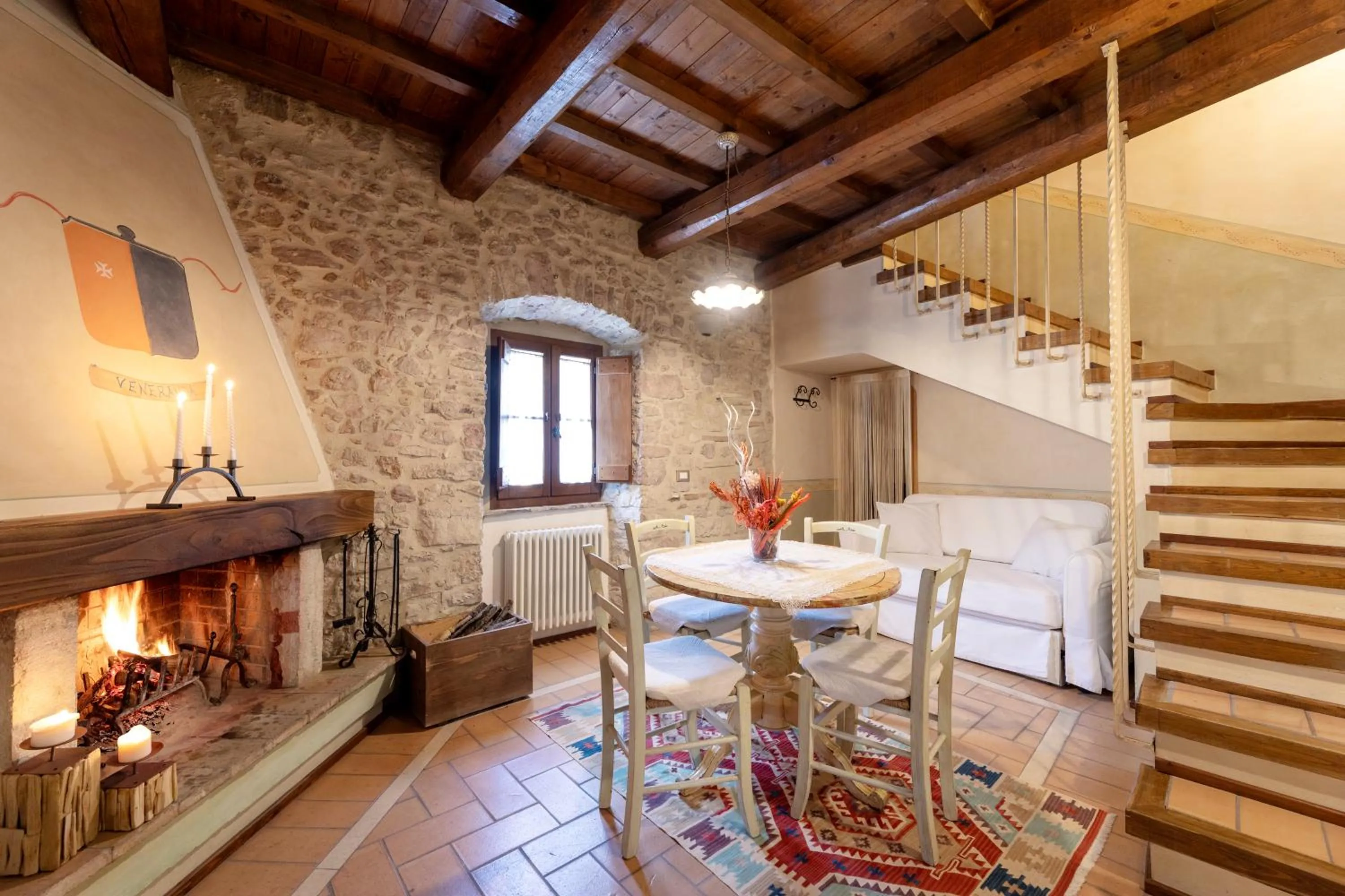 Living room in Torre Del Nera Albergo diffuso & Spa