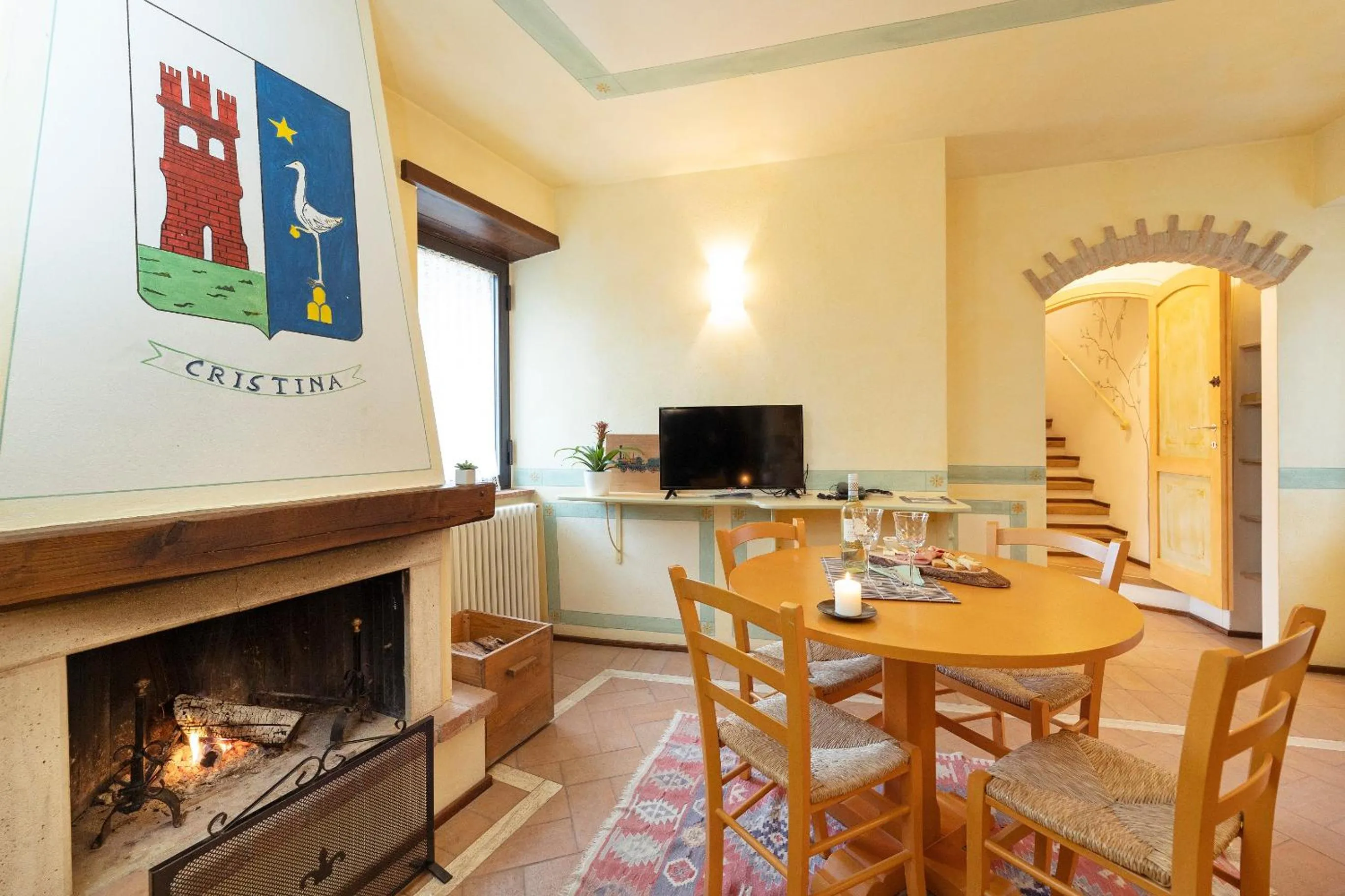 Living room in Torre Del Nera Albergo diffuso & Spa