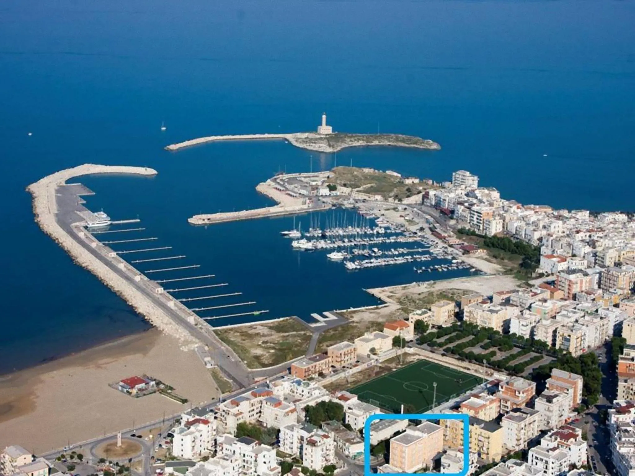 Bird's eye view in Residence Fontana Vecchia