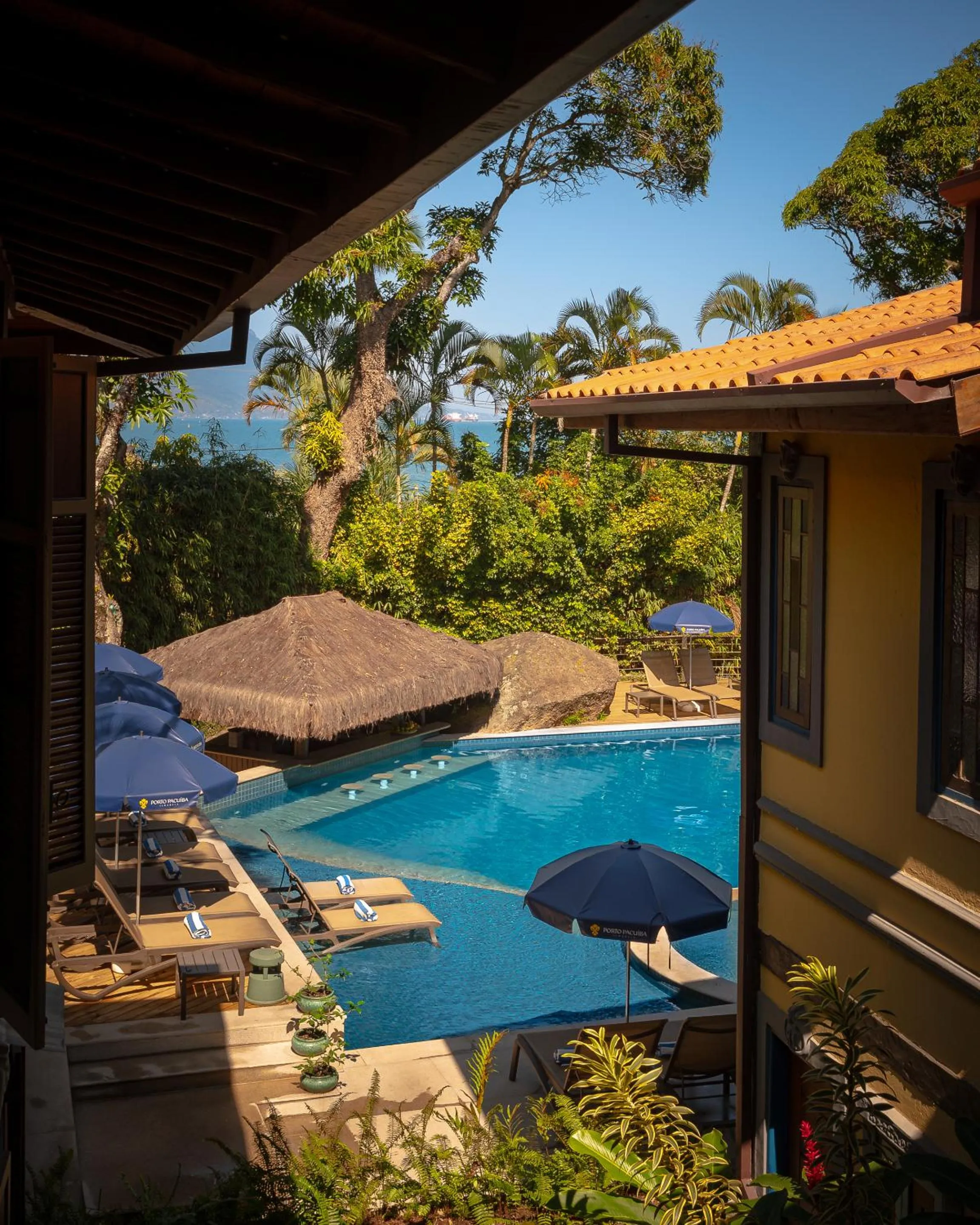 Pool view in Porto Pacuíba Hotel